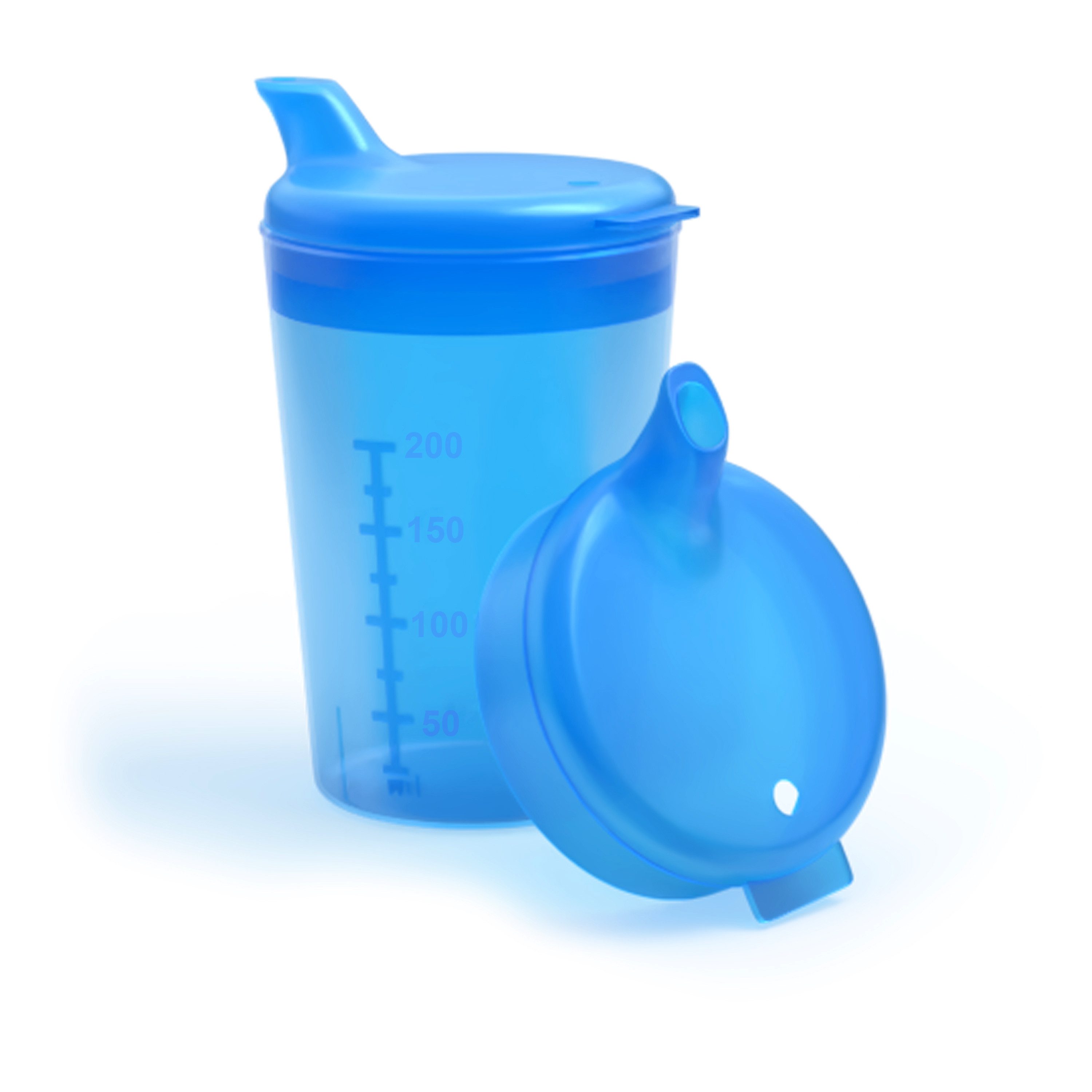 Horn Medical Schnabelbecher Horn Medical Schnabelbecher / Trinkbecher 250ml blau, 1-tlg., lebensmittelechtes Polypropylen (PP), bunte & leicht erkenn-/greifbare Optik/Haptik, spülmaschinenfest