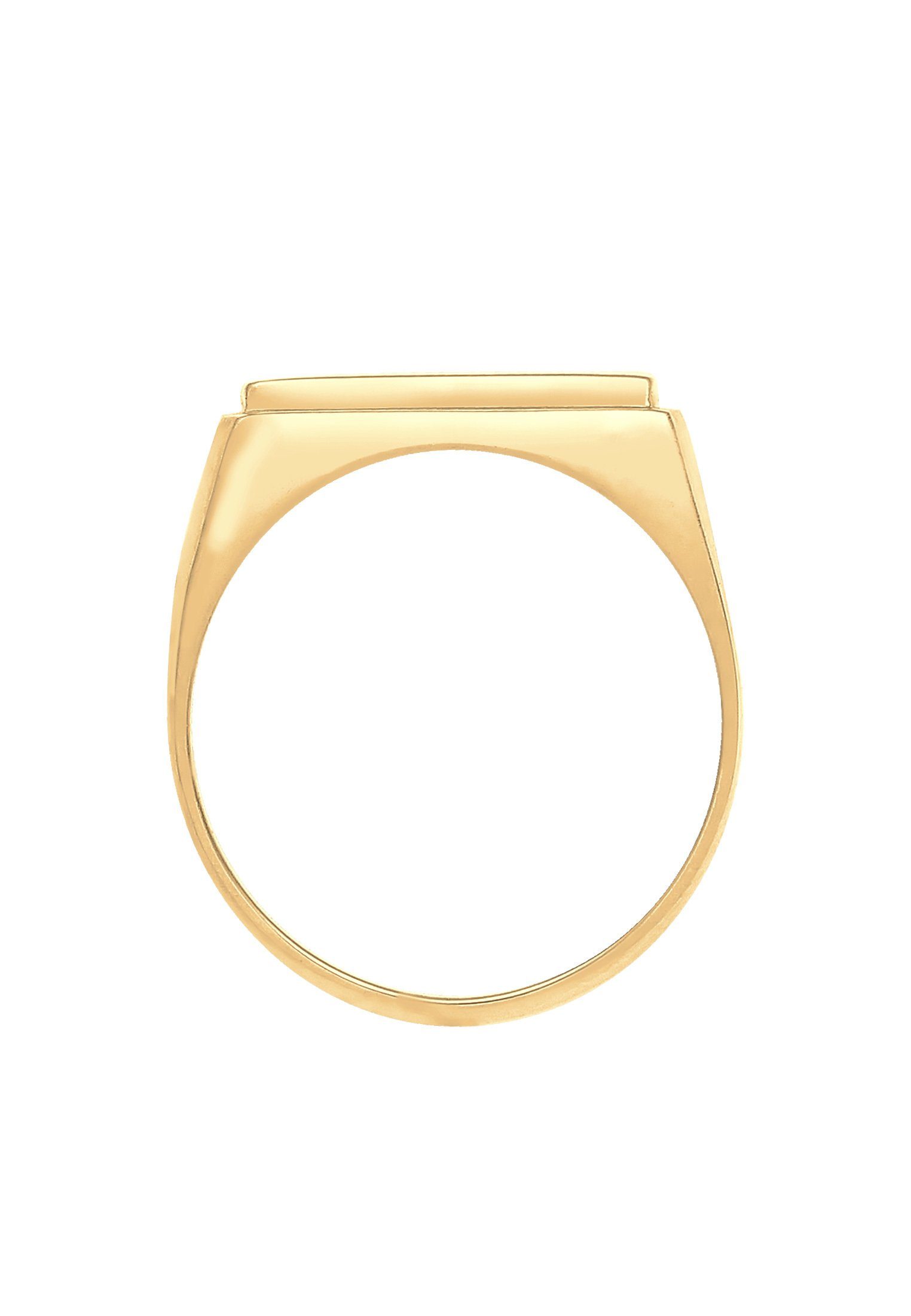 Elli Premium Siegelring Siegelring Geo Kristalle 925 Silber