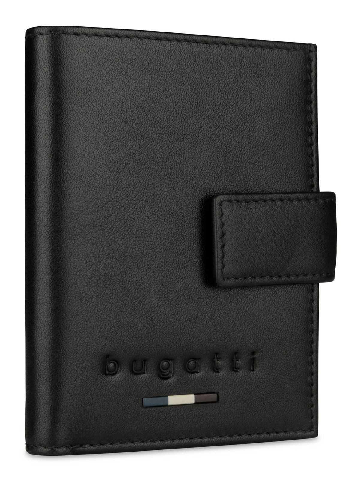 bugatti Kartenetui Card Case, aus echtem Rindsleder mit RFID-Blocker Schutz