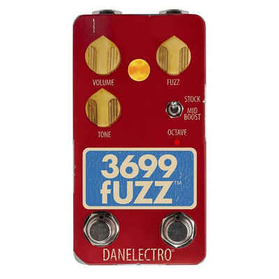 Danelectro Musikinstrumentenpedal, 3699 Fuzz - Verzerrer für Gitarren