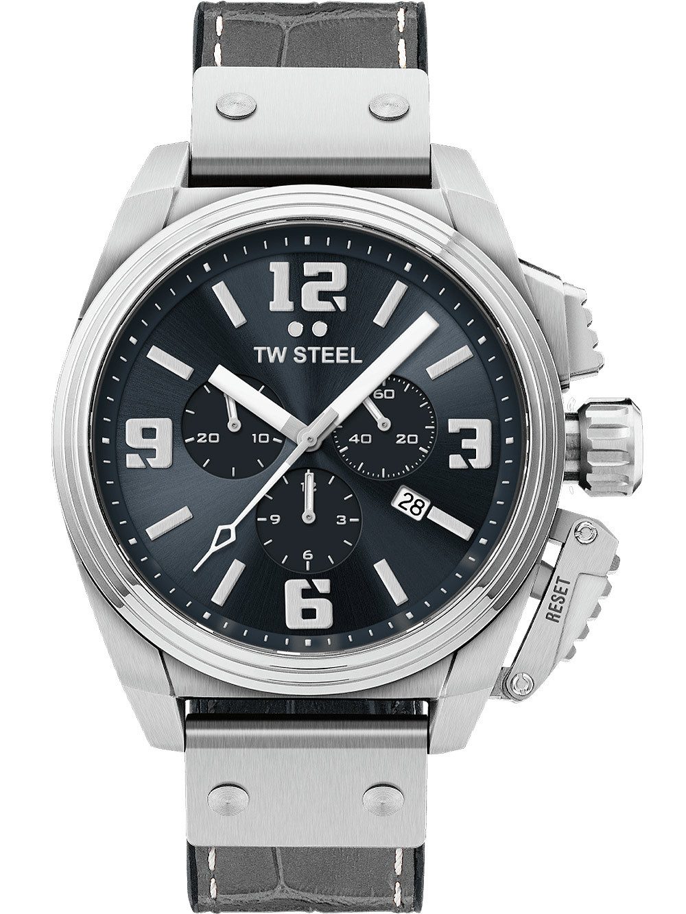 TW Steel Quarzuhr TW-Steel TW1013 Canteen Chronograph Herrenuhr 46mm 10ATM TW-Steel TW1013 Canteen Chronograph Herrenuhr 46mm 10ATM