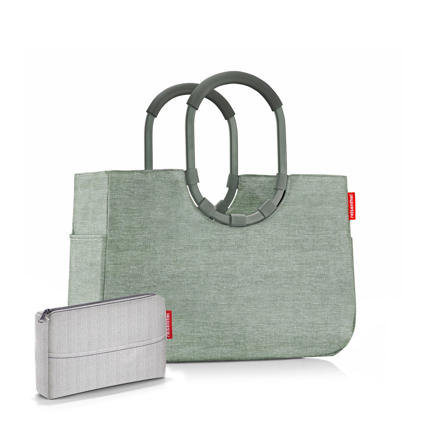 REISENTHEL® Shopper, loopshopper L plus pocketcase Twist Sage günstig online kaufen
