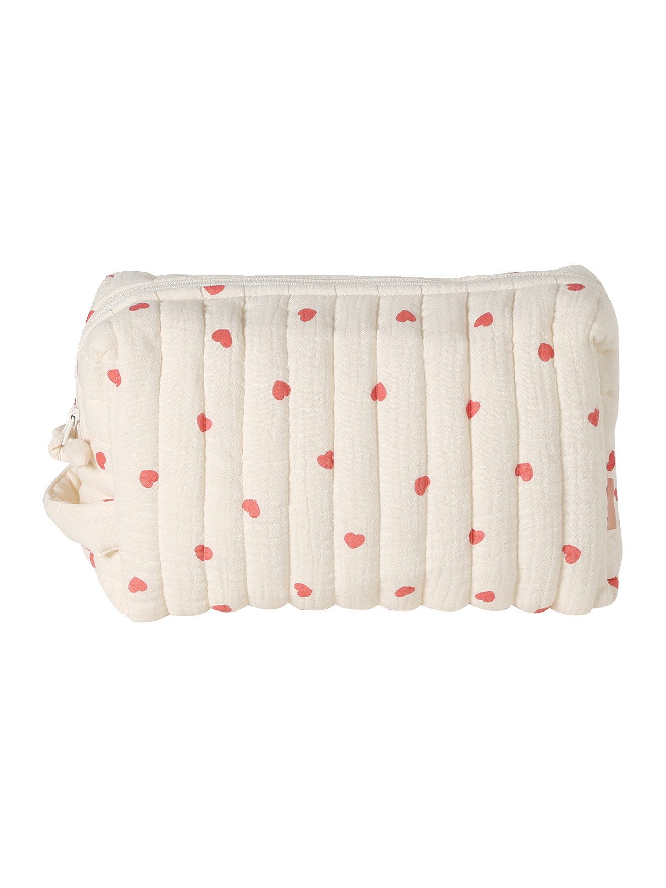 vertbaudet Kulturbeutel Kinder Waschbeutel, Kosmetiktasche, Baumwoll-Musselin