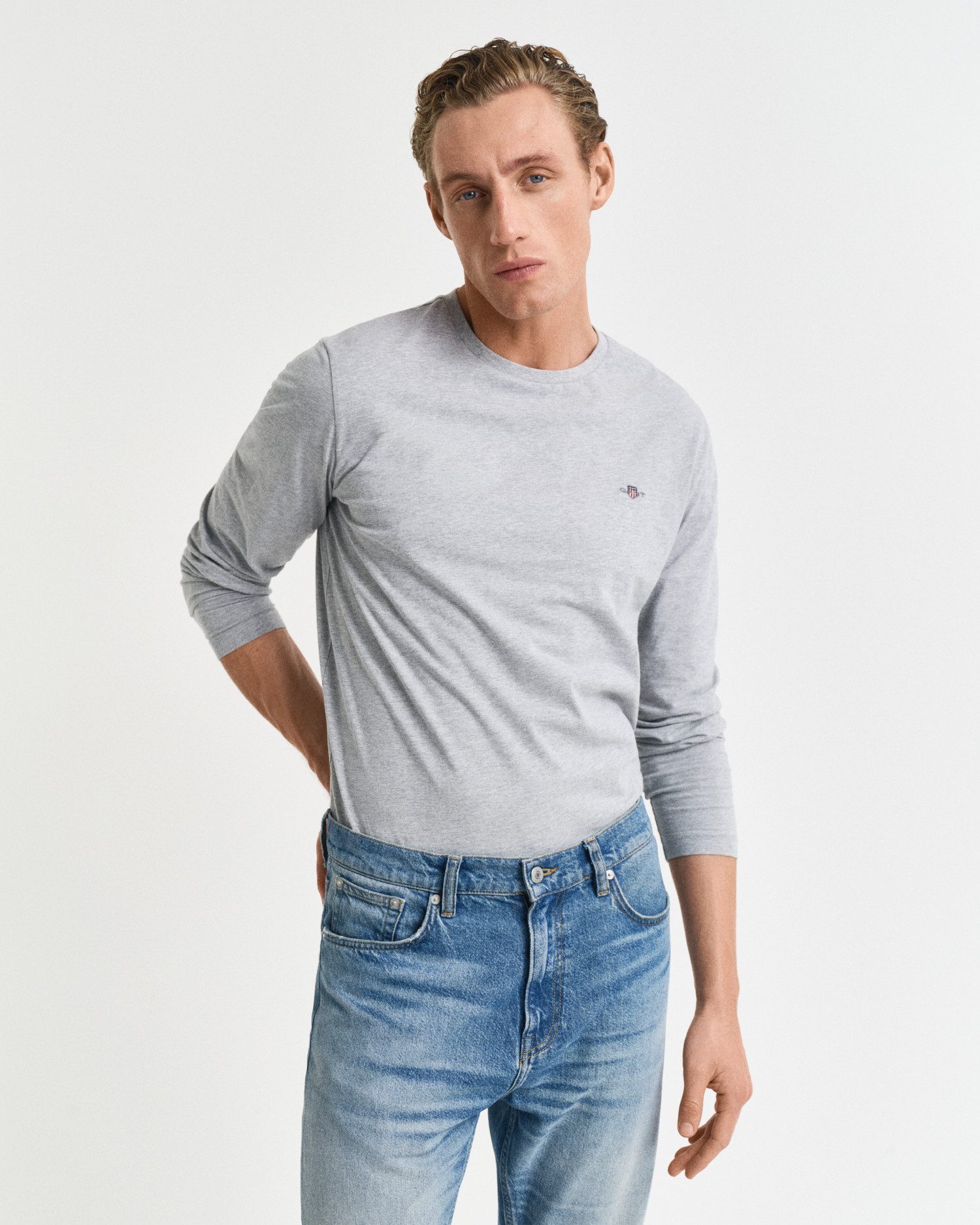 Gant Langarmshirt REG SHIELD LS T-SHIRT günstig online kaufen