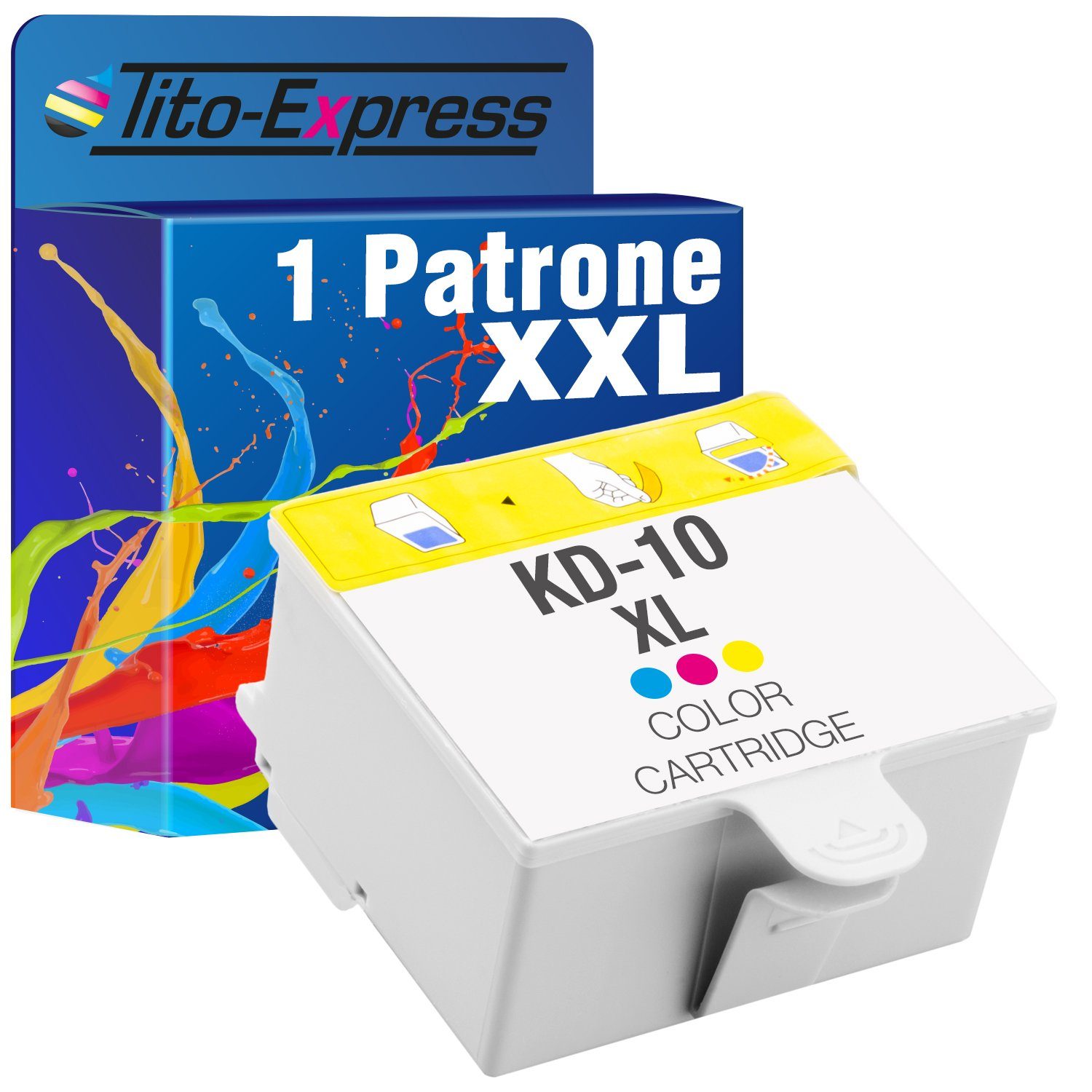Tito-Express ersetzt Kodak 10 Kodak-10 Kodak10 Color Tintenpatrone (für ESP 3250 ESP 5210 ESP 5220 ESP 5230 ESP 5250 ESP 7250 9250) | Tintenpatronen