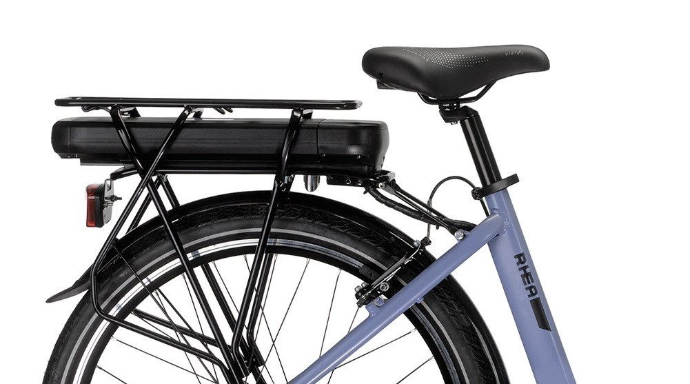 MBM E-Bike, 6 Gang Shimano, Kettenschaltung, Heckmotor, 518 Wh, Elektro-Citybike RHEA 26 Zoll