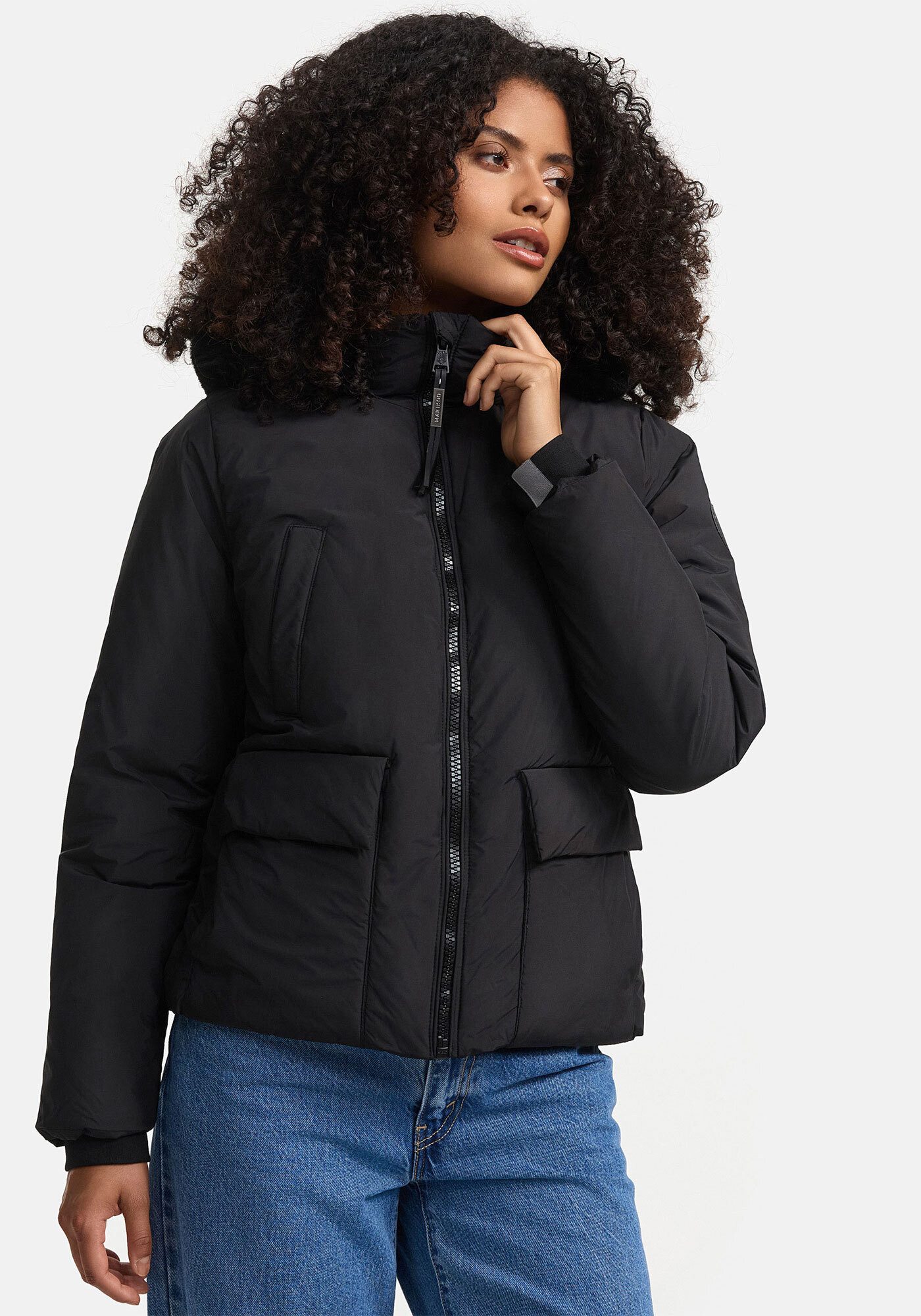 Marikoo Winterjacke Morinaa mit großer Kapuze