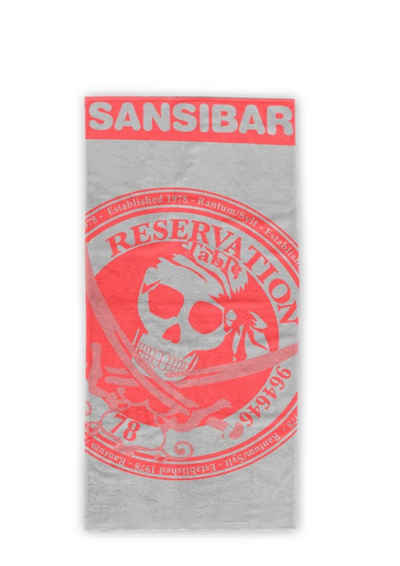 Sansibar Sylt Badetuch Sansibar Strandtuch Saunatuch Reservation (1-St), 100x180 cm, Hochwertig gewebtes Sansibar "Reservation" Design