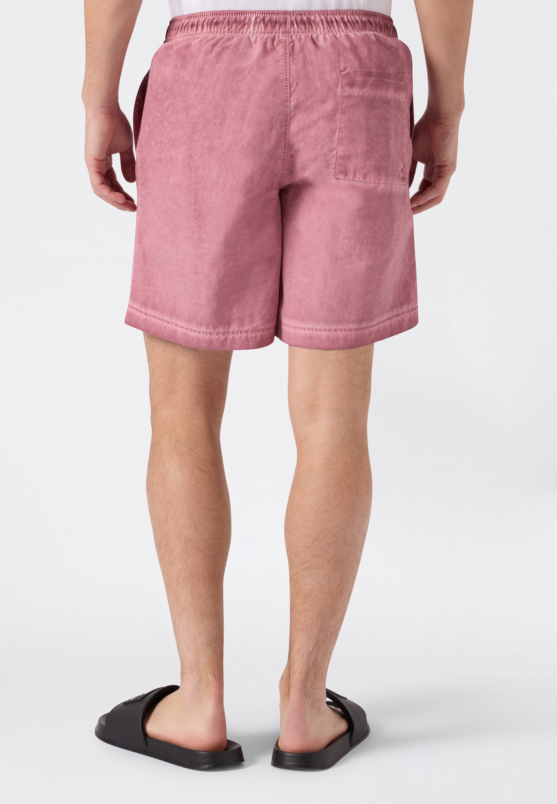 Champion Badeshorts 5-inch Men's swim shorts unifarbene oder ausgewaschene Optik, leichtes Material aus Polyamid – Bild 2 von 5