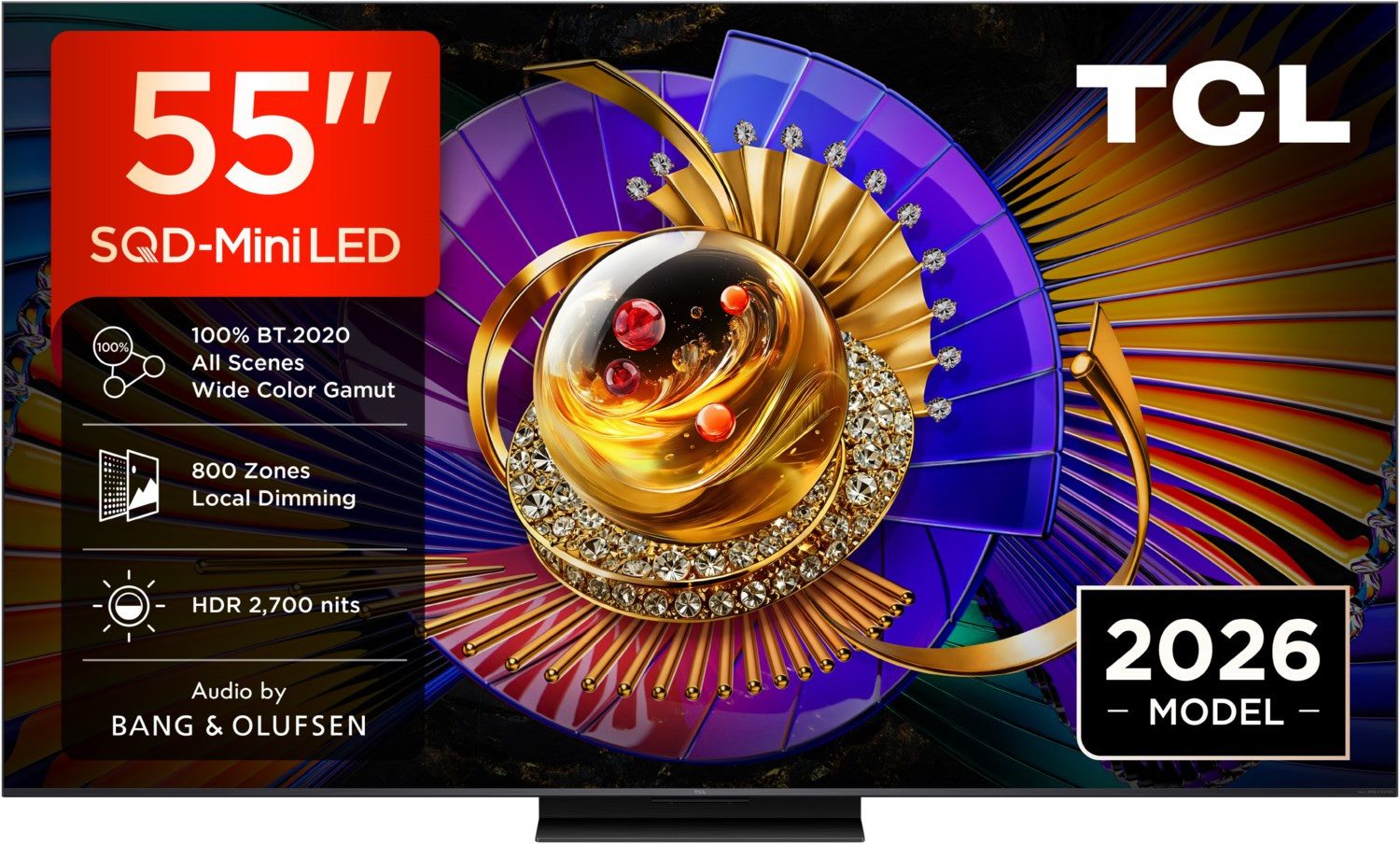 TCL 55C79L Mini-LED-Fernseher (55.0 Zoll, 4K Ultra HD, Ja)