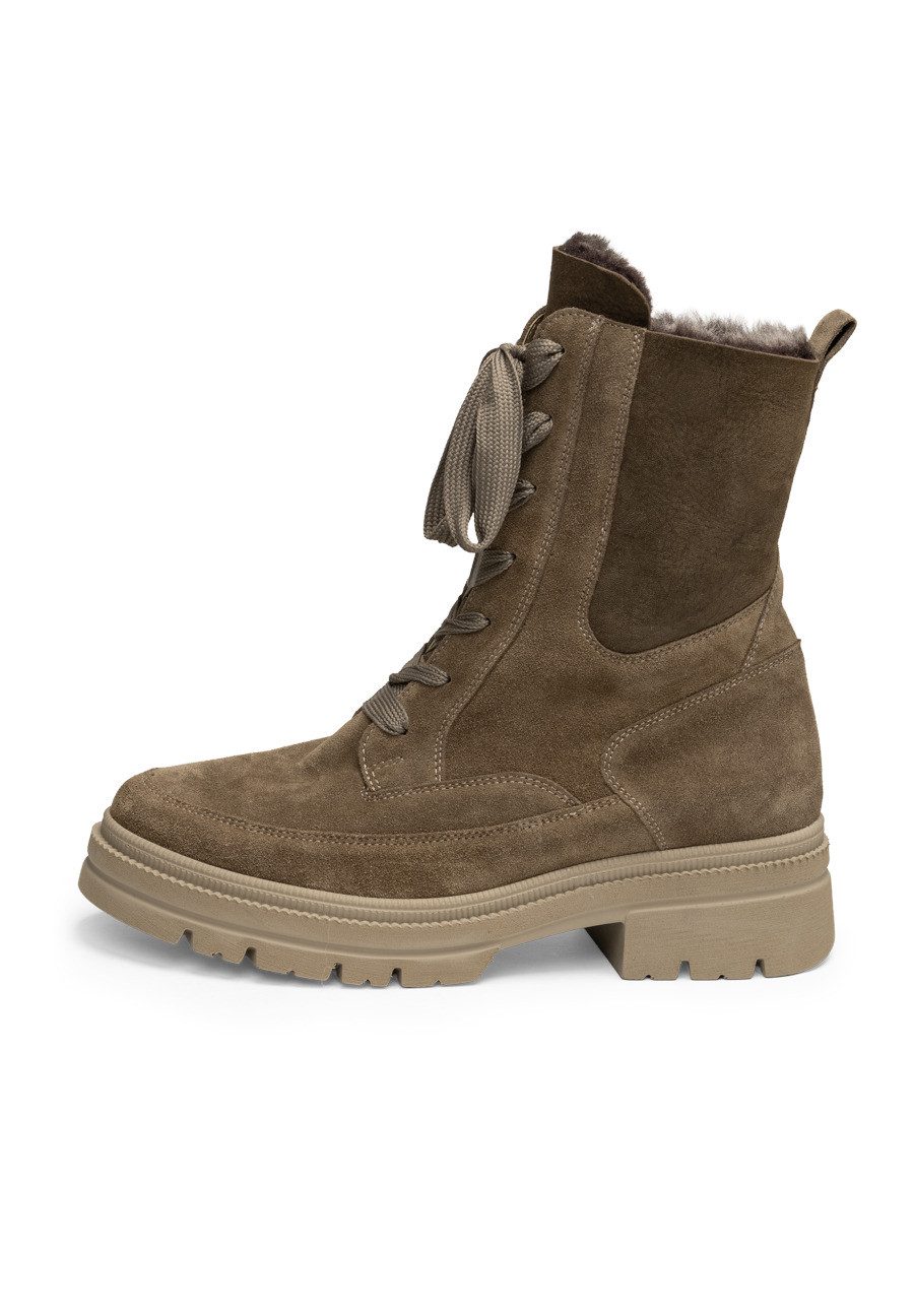 vitaform Damen Stiefeletten Veloursleder Stiefelette