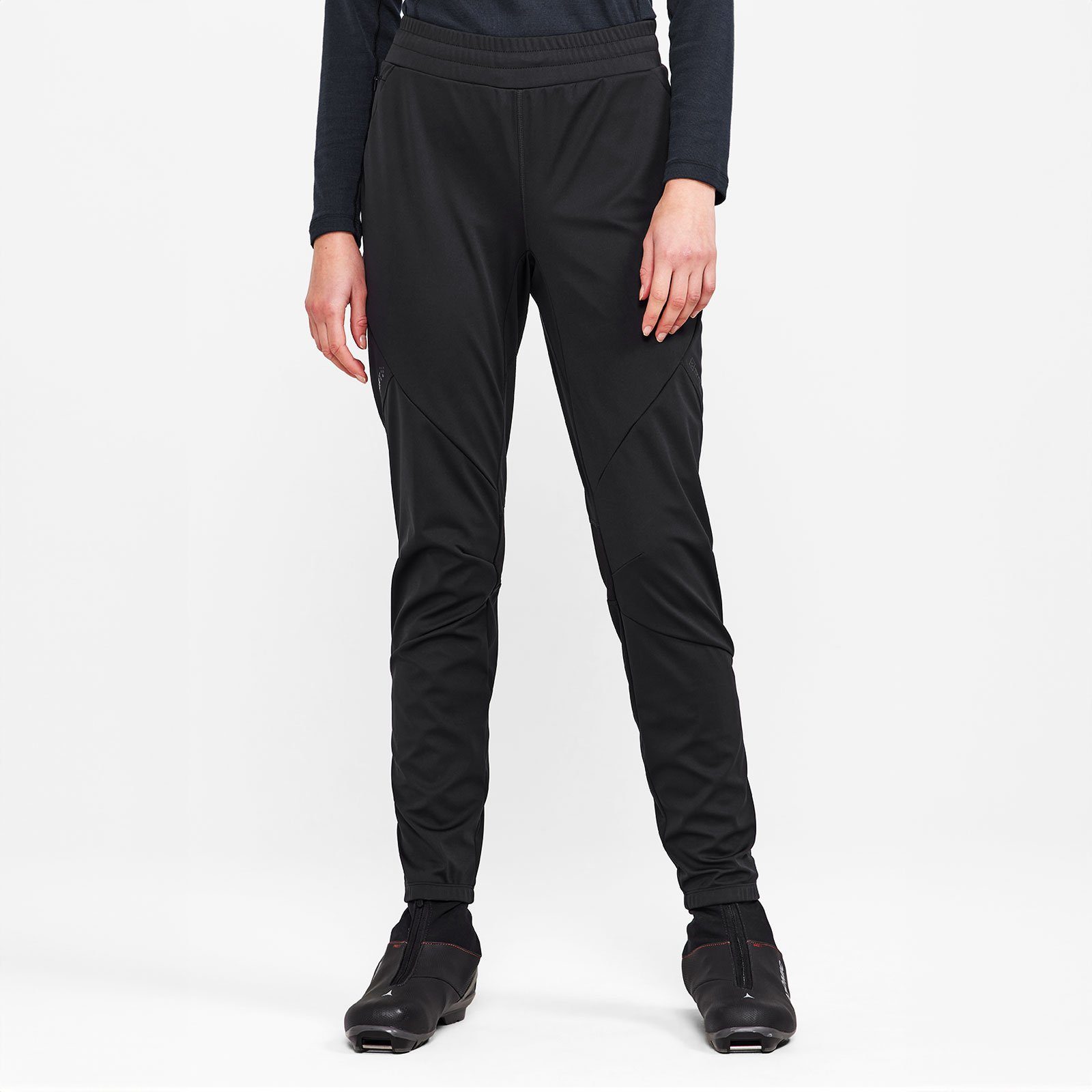 Craft Softshellhose Core Nordic Training Pants mit aufgedrucktem Markenlogo