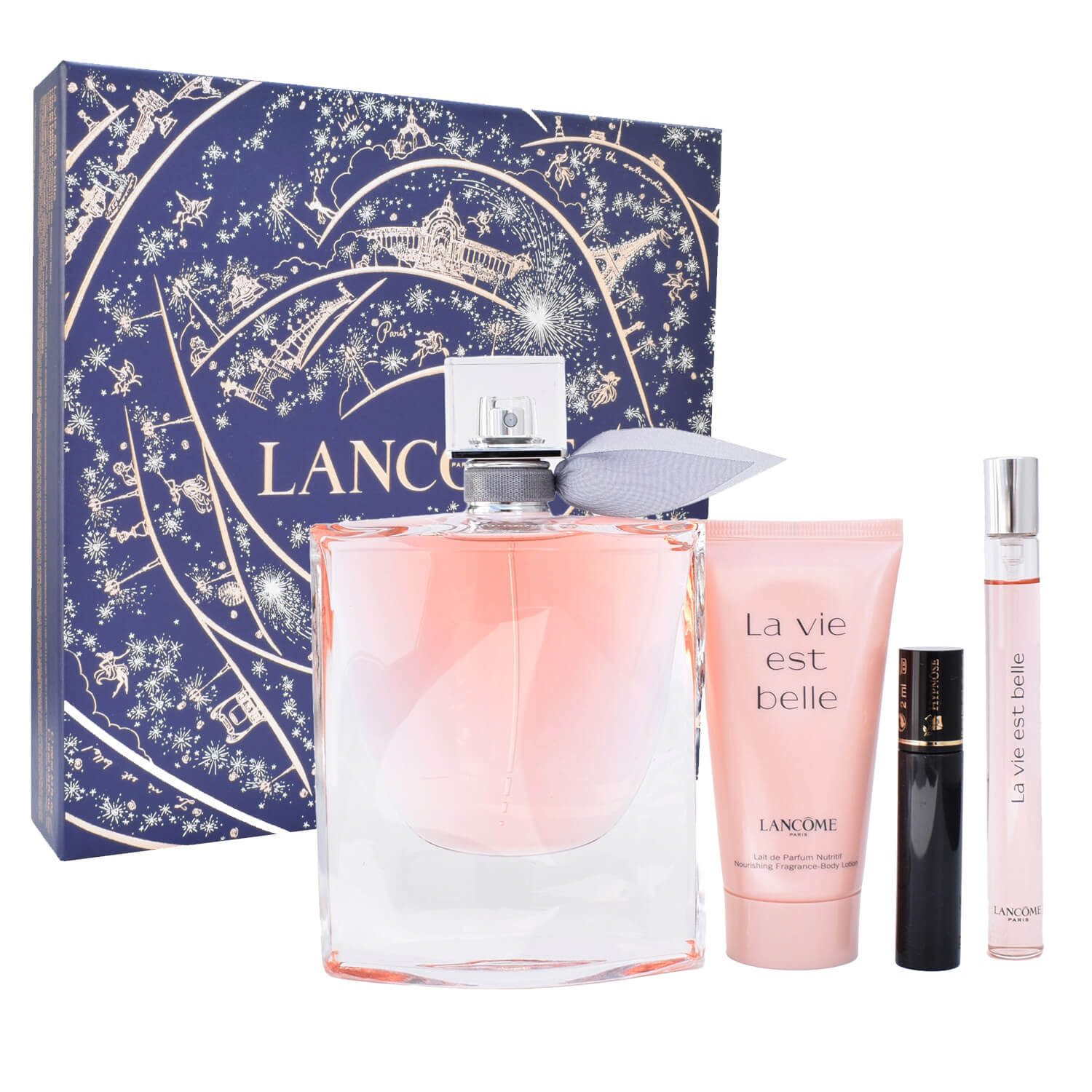 LANCOME Duft-Set La vie est belle 100 ml + 10 ml Duftstick Bodylotion Geschenk Duftset
