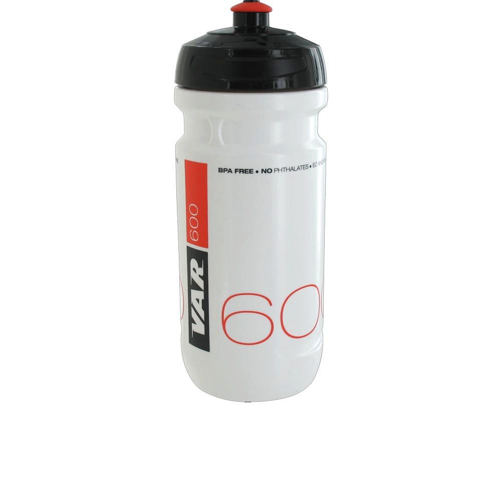 VAR Trinkflasche VAR Trinkflasche 600 ml weiß rot