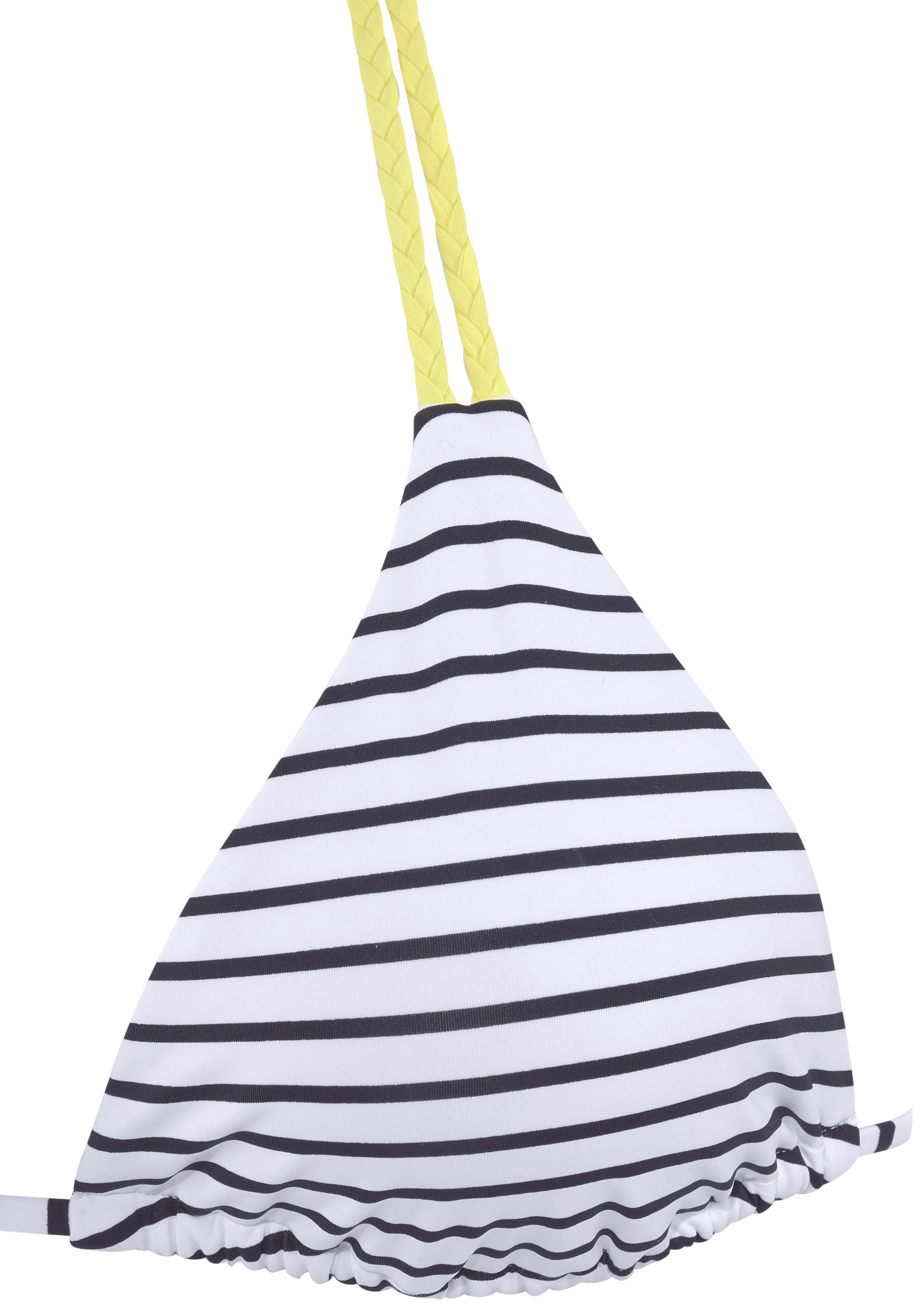 Venice Beach Triangel-Bikini-Top Camie, mit geflochtenen Details