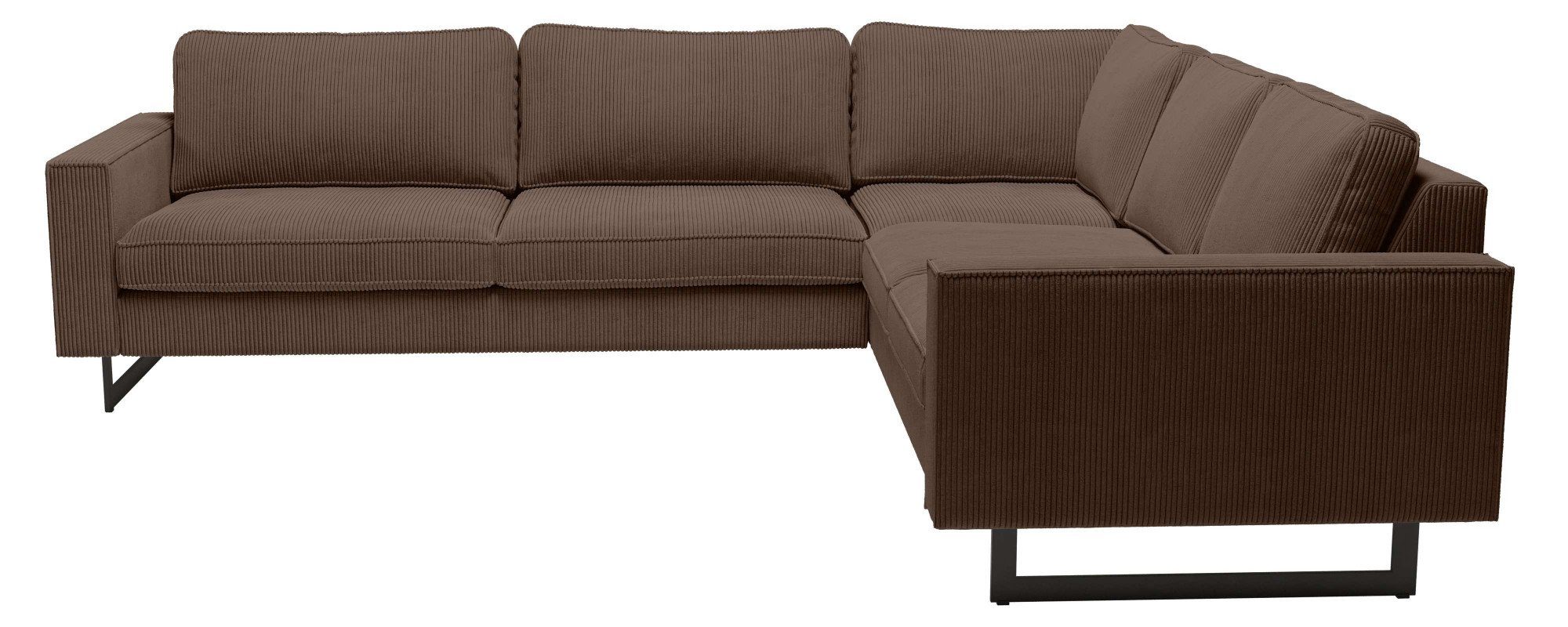 Home affaire Ecksofa Pinto, XXL, 250/290 cm, langer Schenkel, Ottomane, Cor günstig online kaufen