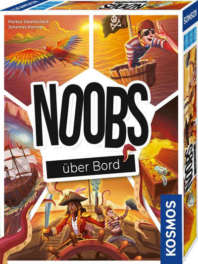 Kosmos Spiel, Partyspiel Noobs - Über Bord, Made in Germany