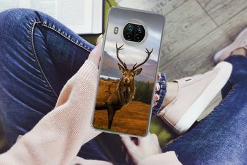 MuchoWow Handyhülle Hirsche - Berge - Wasser - Landschaft - Tiere - Bäume, Phone Case, Handyhülle Xiaomi Mi 10T Lite, Silikon, Schutzhülle