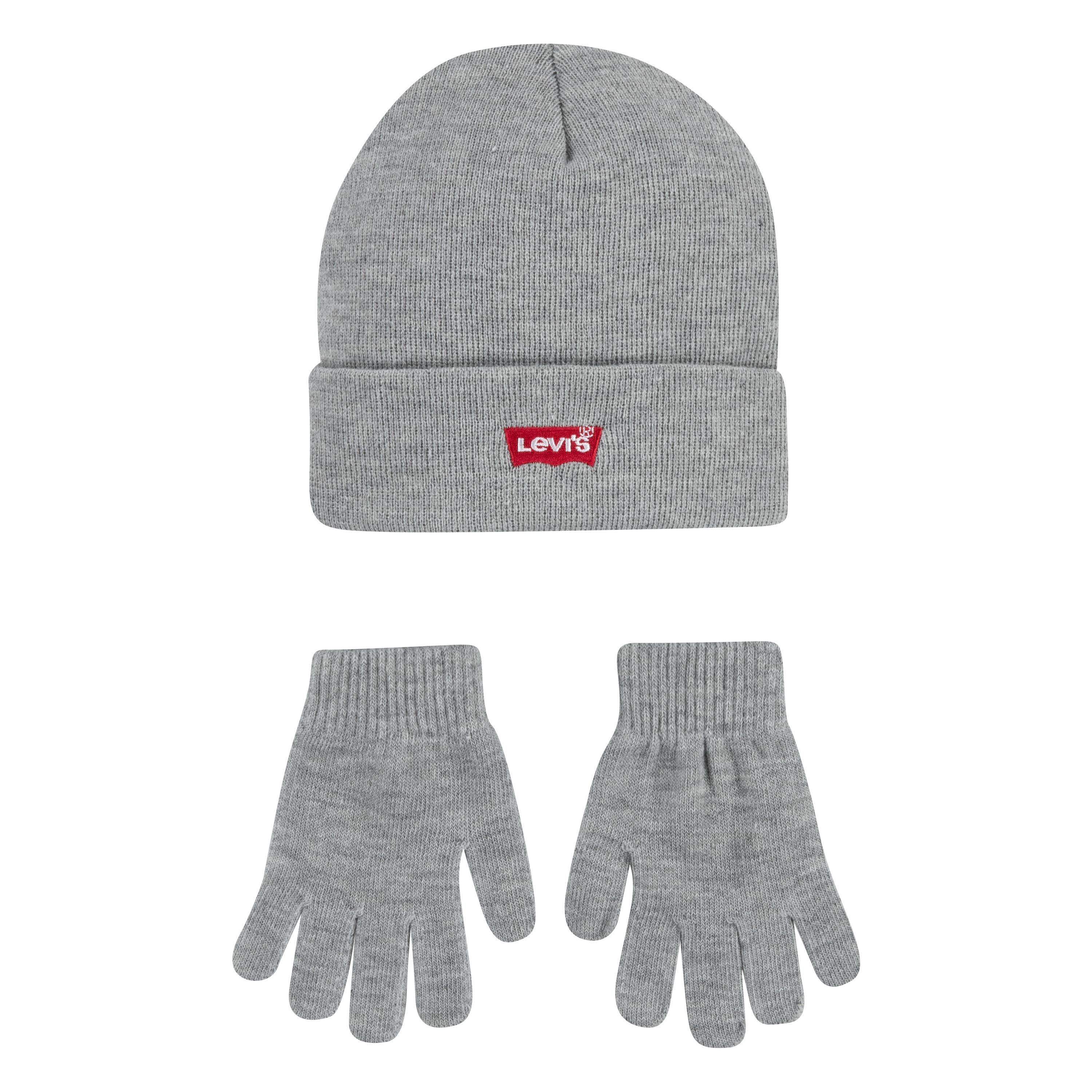 Levi's® Kids Strickmütze CORE BATWING BEANIE/GLOVES (Set, 2-St) und Handschuhe