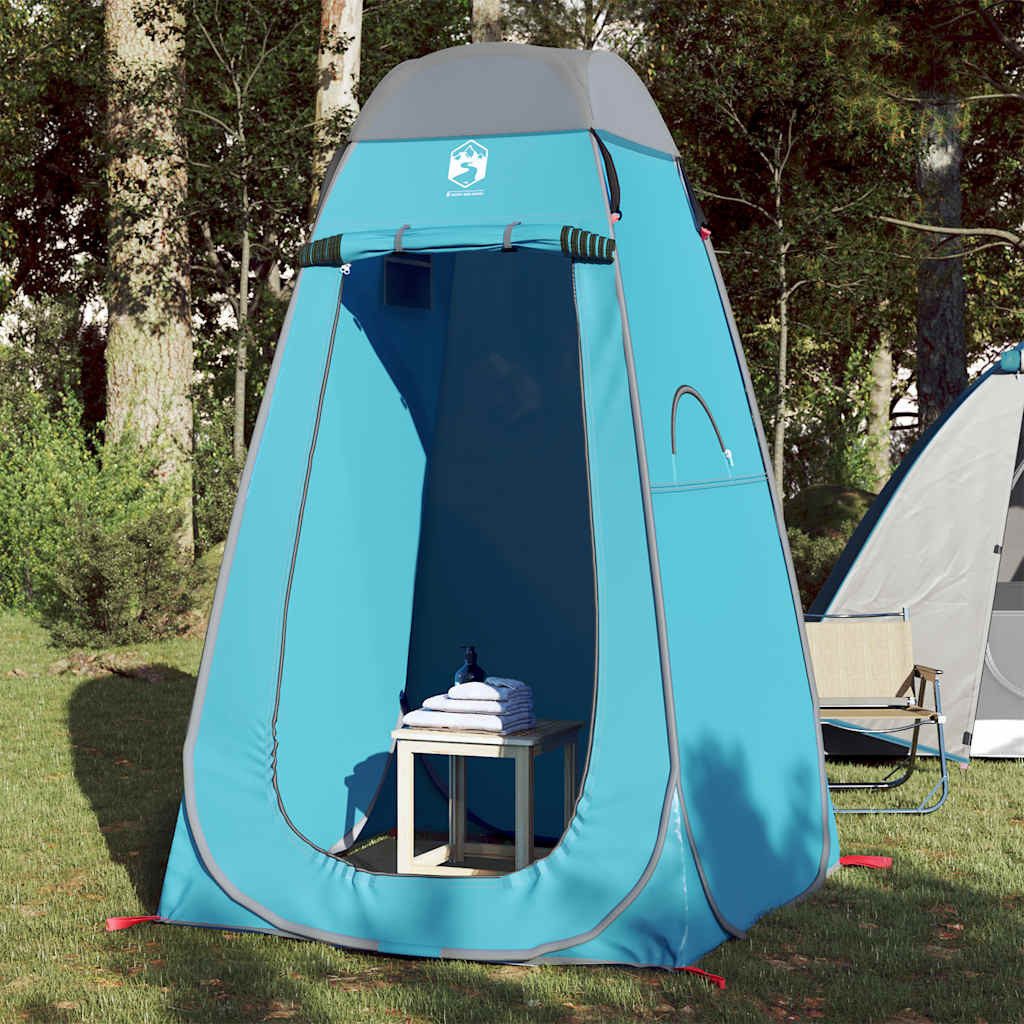 vidaXL Faltzelt Sichtschutzzelt Blau Pop-Up Wasserdicht, (1 tlg)