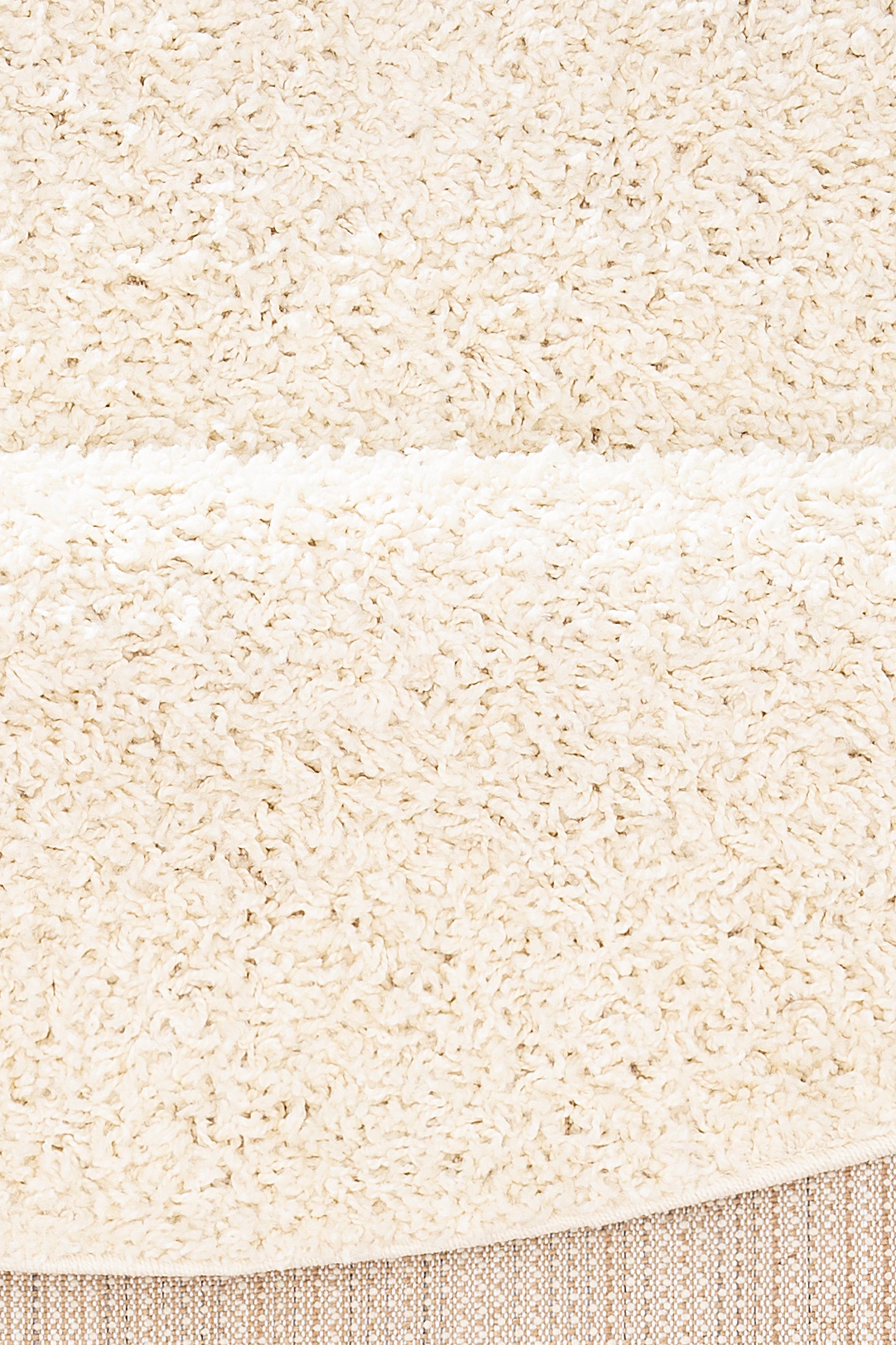 Hochflor-Teppich Saron, Flor Hochflor, Höhe: creme gewebt, weich, rund, mm, 35 besonders weicher andas