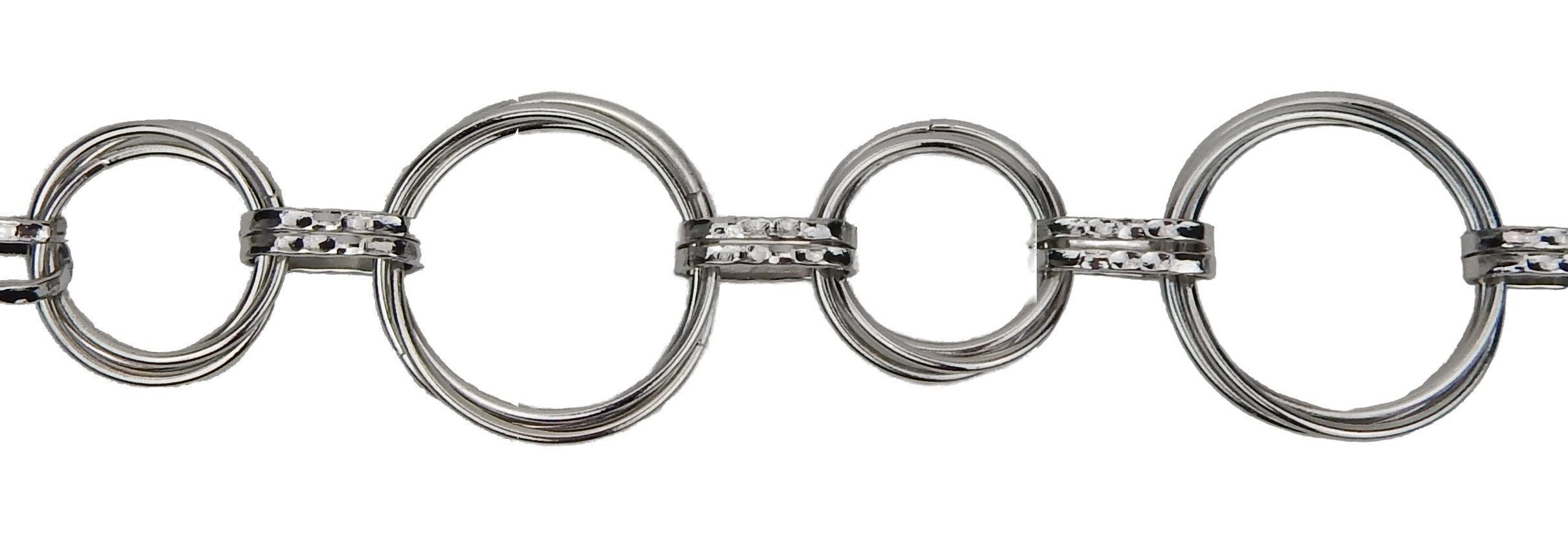 Ella Jonte Kettengürtel silber Ringe 60er 70er verstellbar Vintage Retro