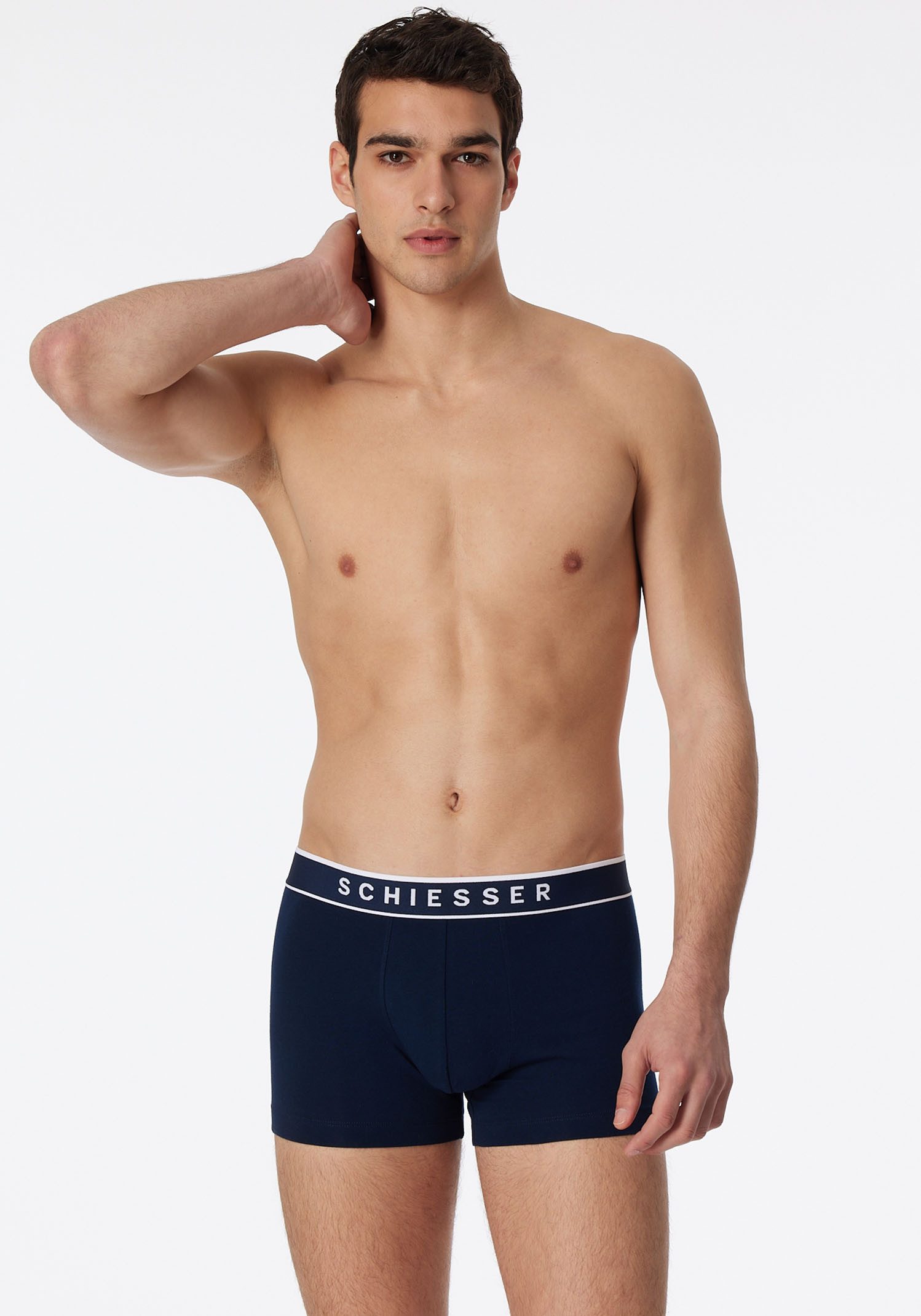 Schiesser Boxer 95/5 (3er-Pack) mit sportlichem Webgummibund – Bild 3 von 5