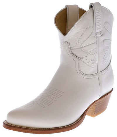 Mayura Boots »2374 Damen Westernstiefelette Weiss« Stiefelette Rahmengenäht