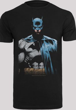 F4NT4STIC T-Shirt Batman Close Up Herren,Premium Merch,Regular-Fit,Basic,Bedruckt