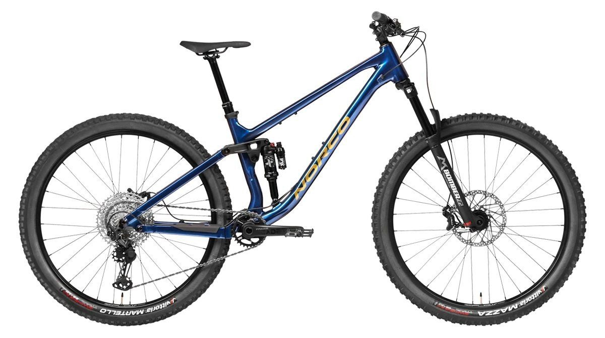 NORCO Mountainbike MTB Fully Fluid FS A2 Blue/Copper 29" Diamant, 12 Gang Shimano Shimano XT RD-M8100 12spd Schaltwerk