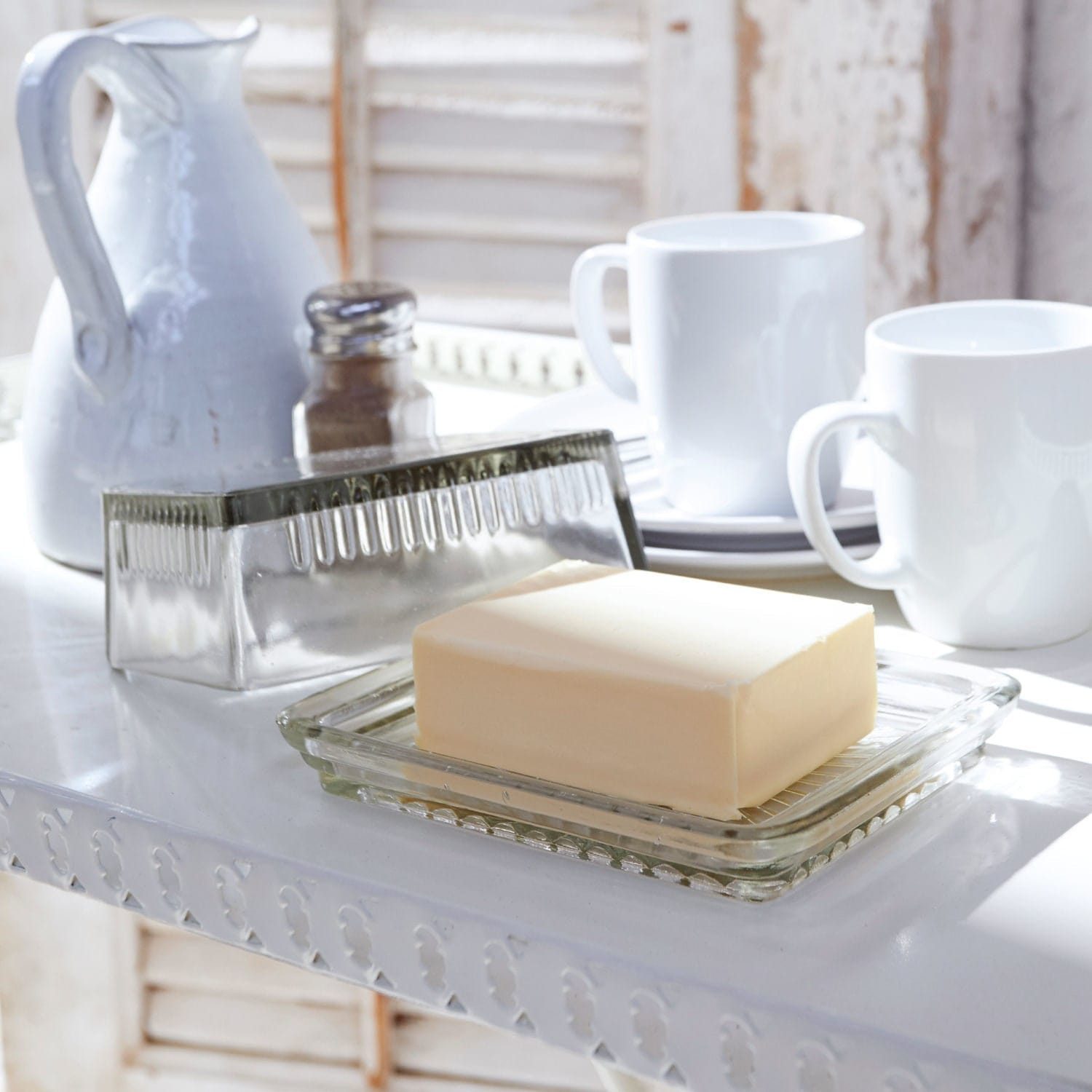 Mirabeau Butterdose Butterdose Durham klar, Glas