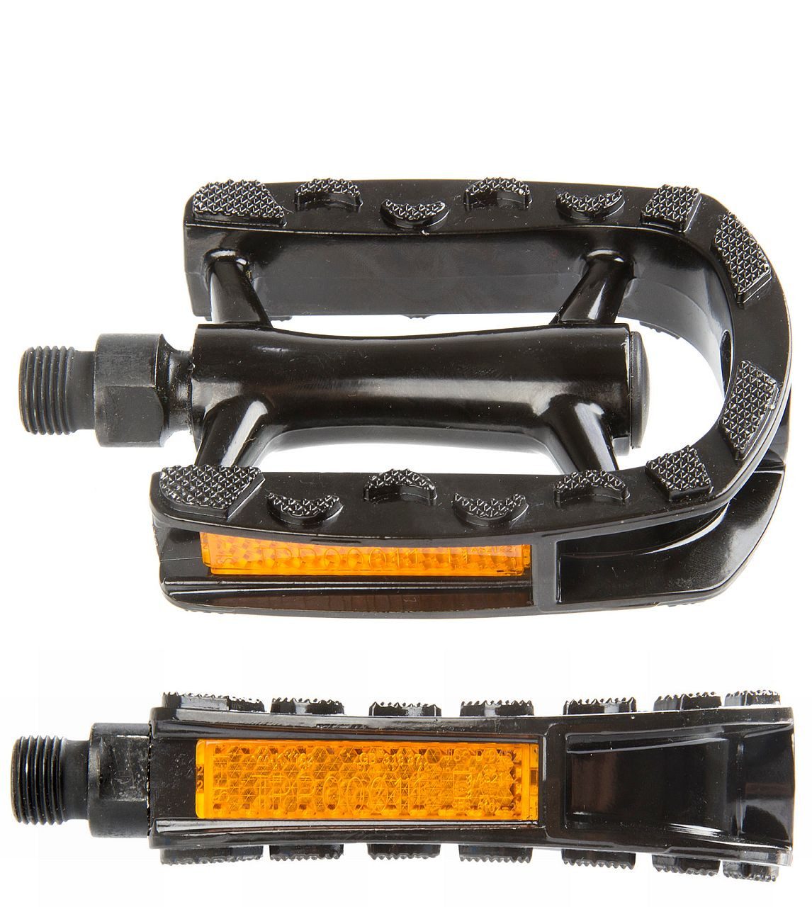 M-Wave Fahrradpedale Anti Rutsch Pedale 9 16 Achse Boron Achse Alu 97 x 81 mm schwarz