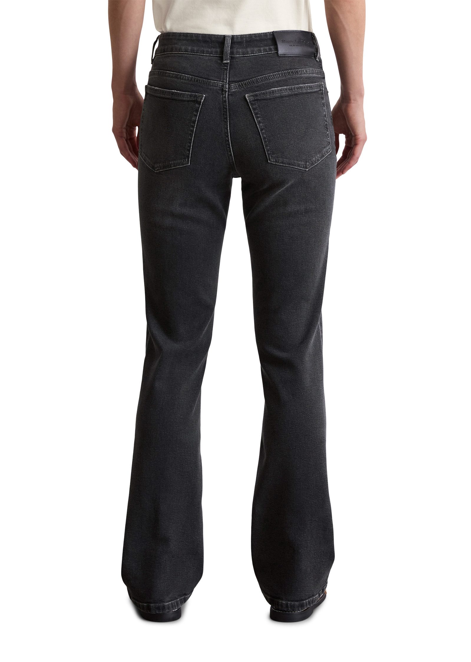 Marc O'Polo 5-Pocket-Jeans KIRUNA flared aus Organic-Cotton-Mix-Stretch günstig online kaufen