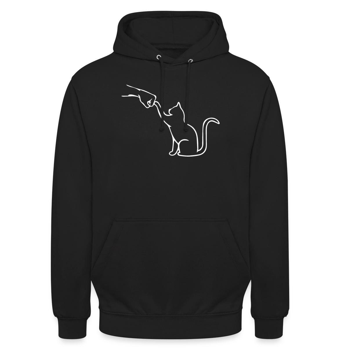 Hoodie Katzenliebe Vater Sohn Verbindung Unisex Hoodie