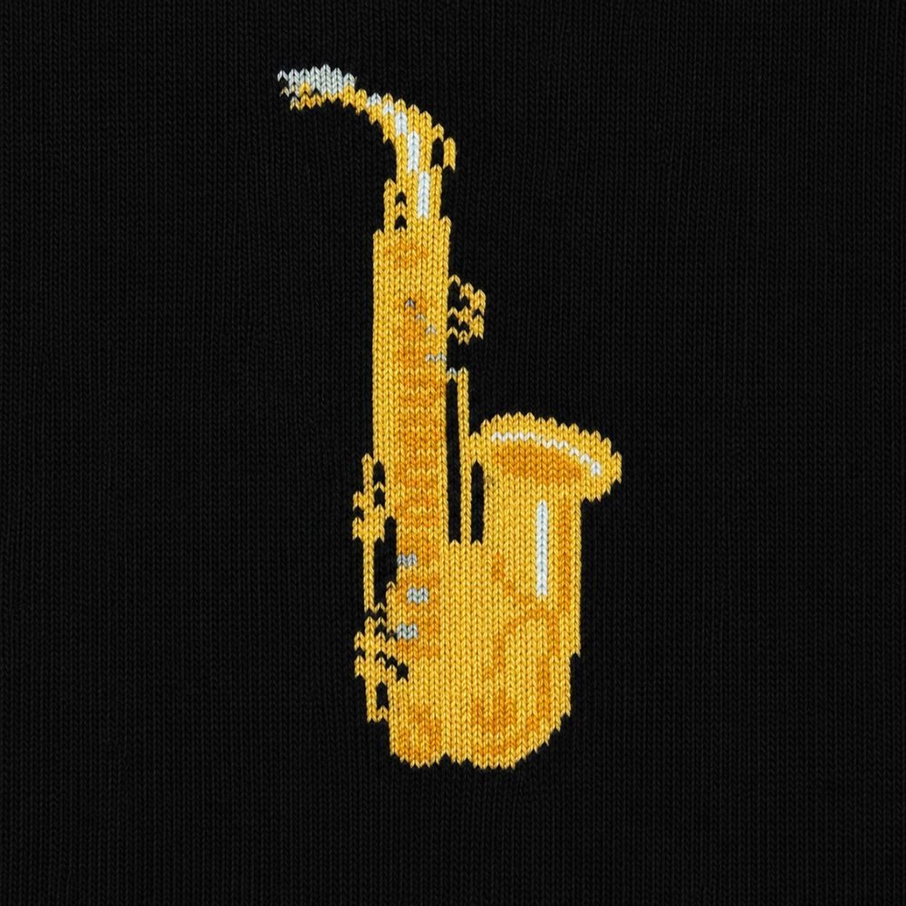 mugesh Freizeitsocken Musik Socken Saxofon für Musiker – Bild 5 von 5