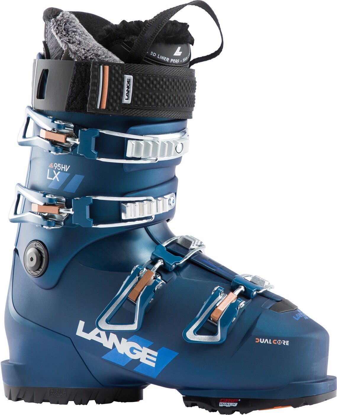 Lange LX 95 W HV GW (BRIGHT BLUE) ONECOLOR Skischuh