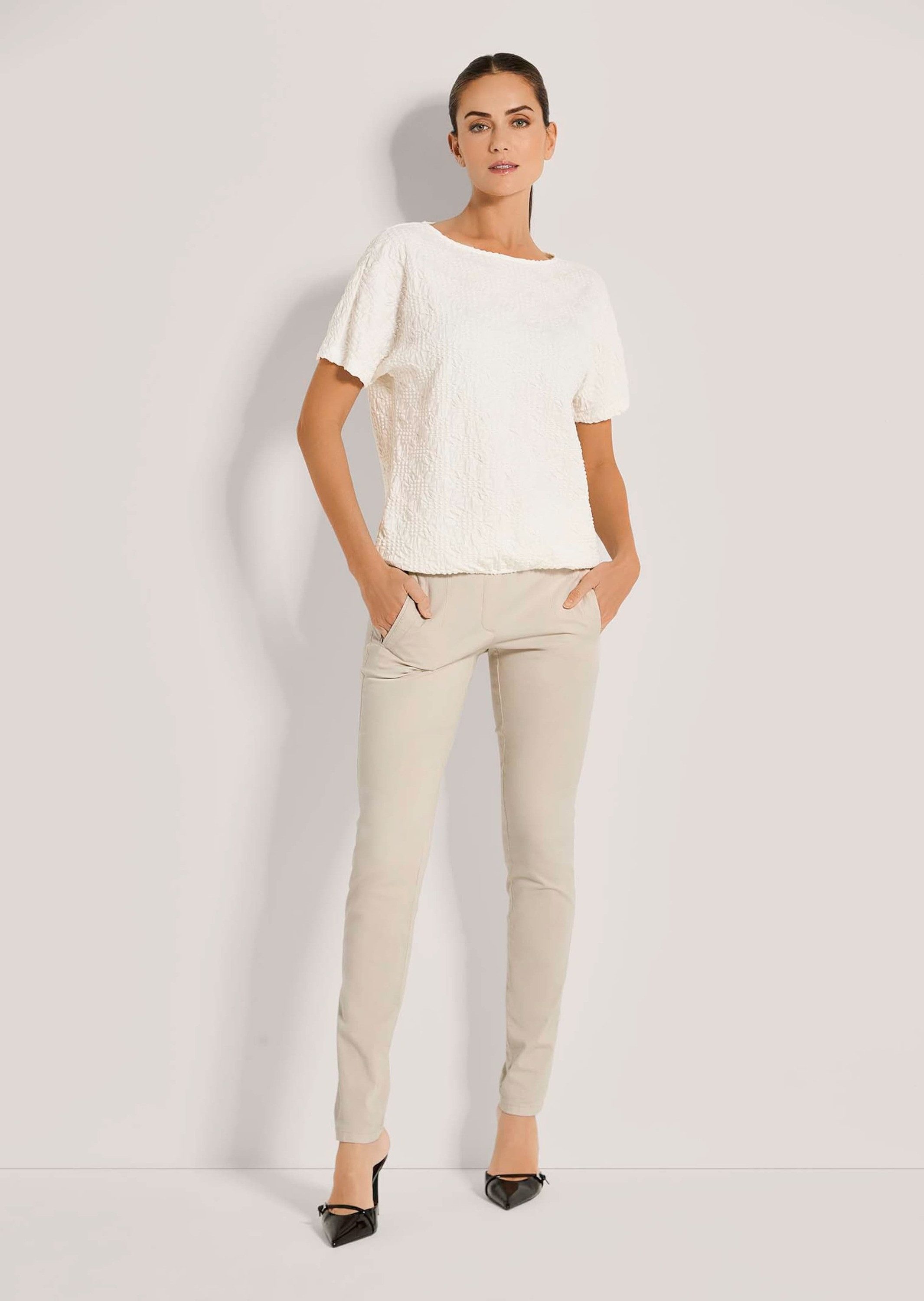 MADELEINE Langarmshirt Sweatshirt mit Gummibund günstig online kaufen
