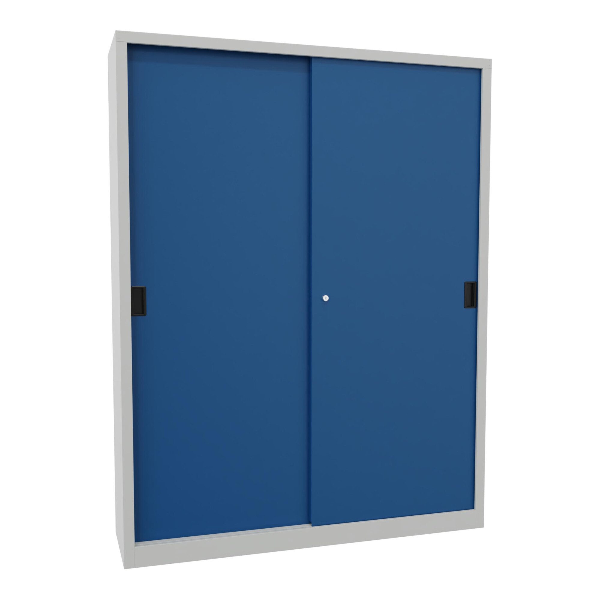 Pavoy Schiebetürenschrank Pavoy Schiebetürenschrank, 1950x1500x400 mm, 8 Böden verzinkt, RAL 703