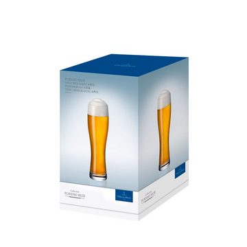 Villeroy & Boch Bierglas Purismo Beer Weizengläser 500 ml 4er Set, Glas