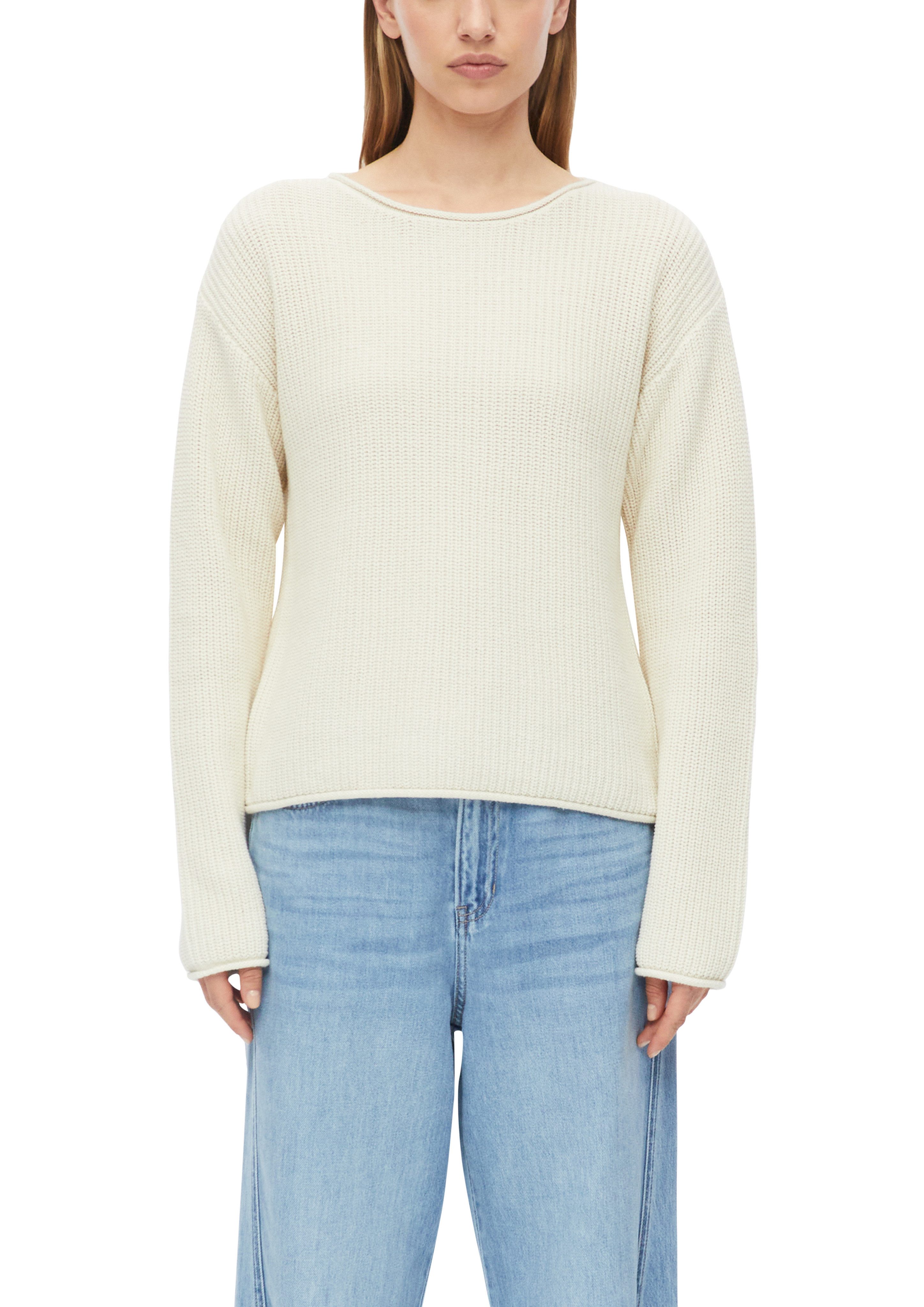 s.Oliver Strickpullover mit Rundhals und Rollkanten