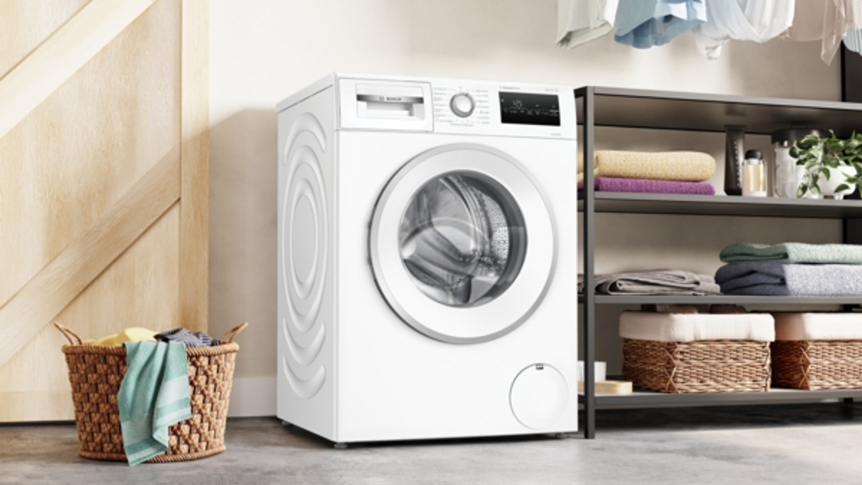 BOSCH Waschmaschine Serie 4 WAN282H5, 8 kg, 1400 U/min, Eco Silence Drive, AquaStop, Nachlegefunktion