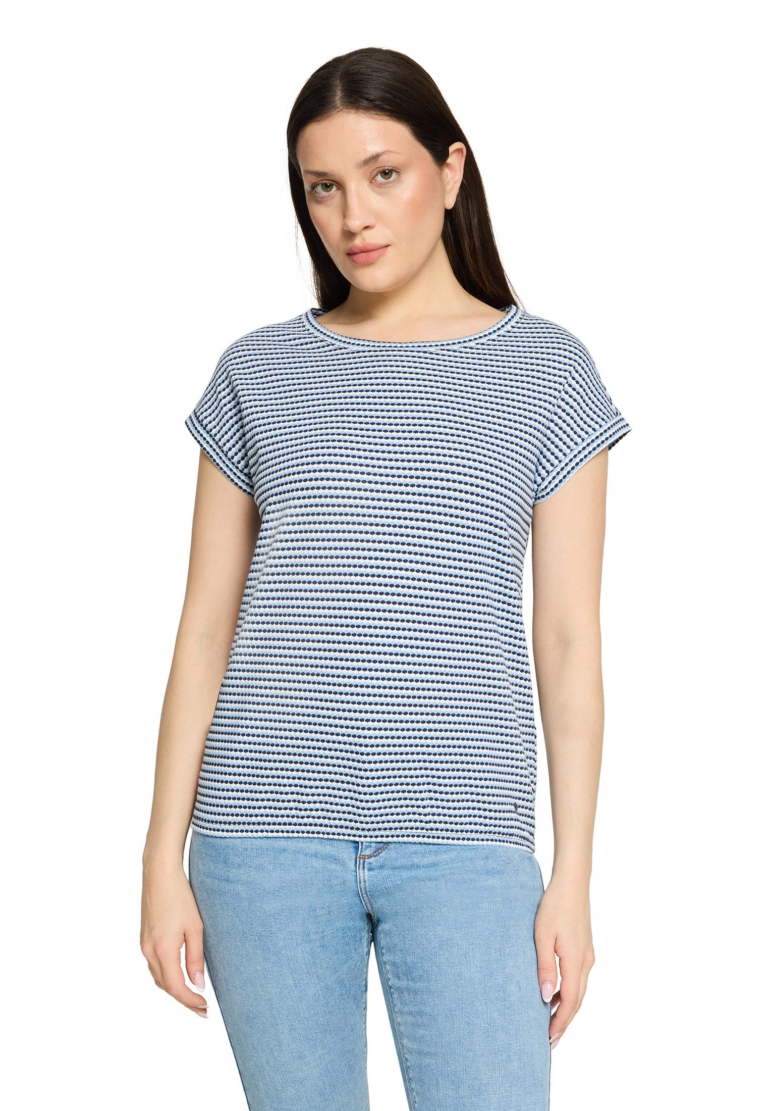 Kurzarmshirt Damen mit Gummizug