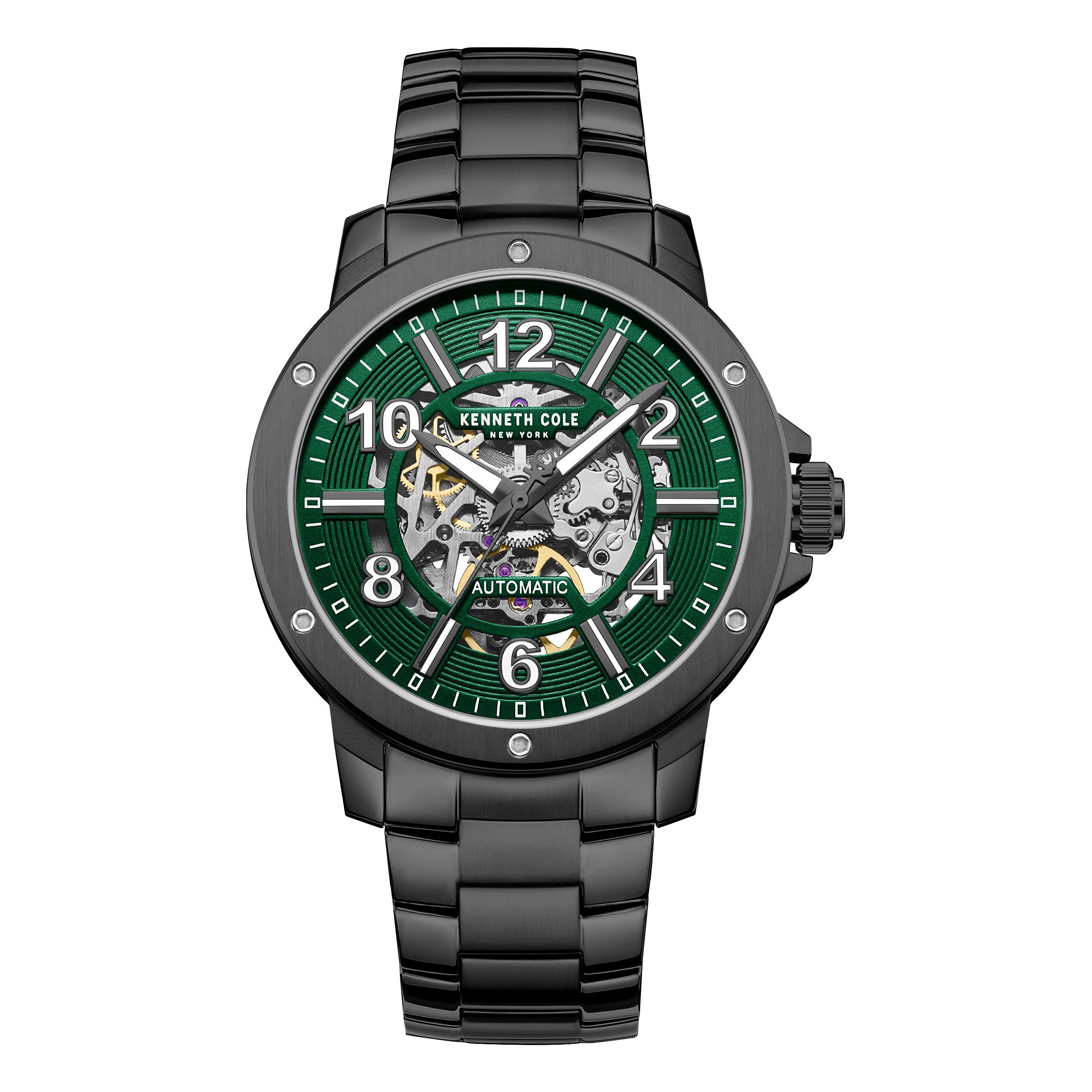 Kenneth Cole Automatikuhr Automatikuhr Herrenuhr 44 mm Automatik Herren