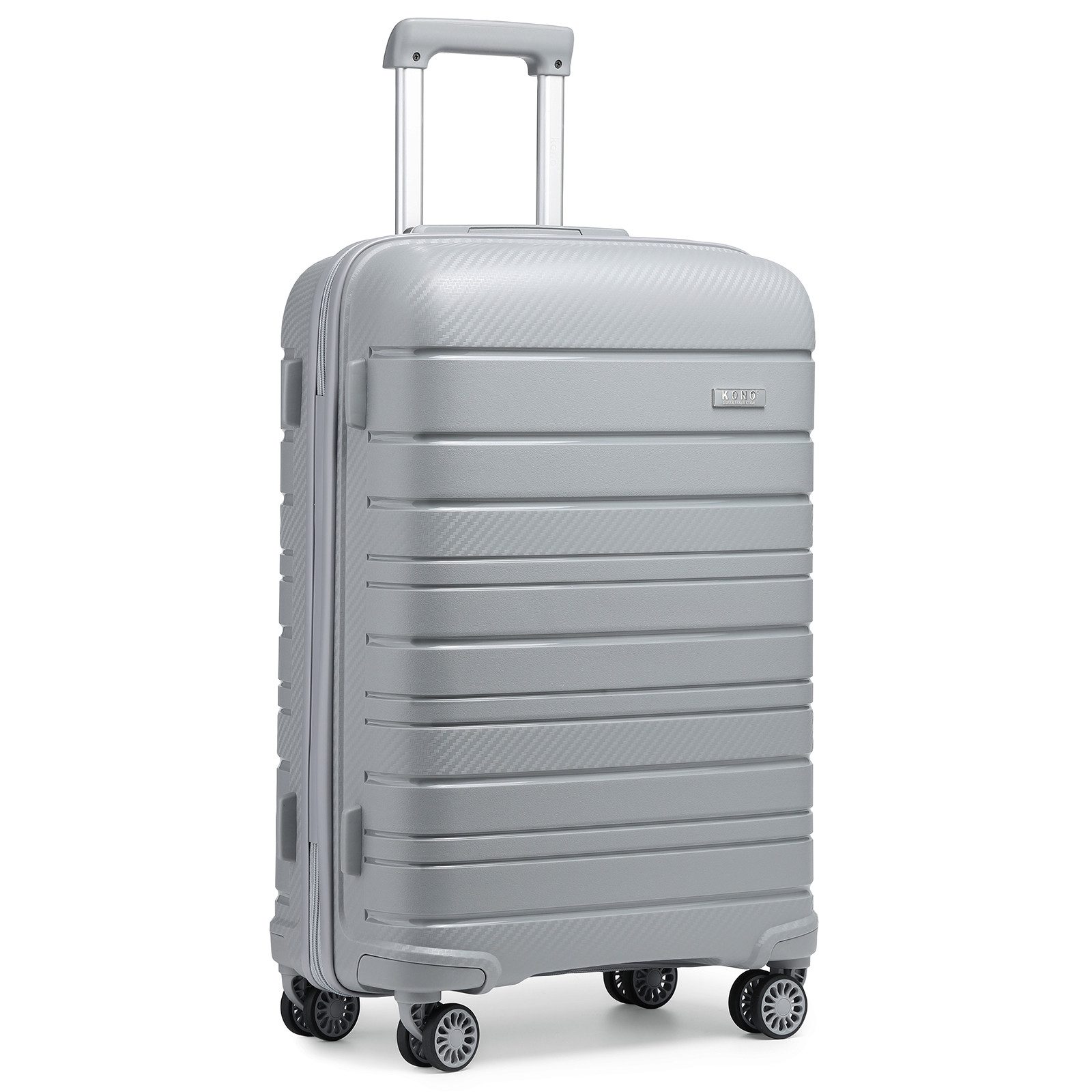 KONO Koffer Zwillingsrollen Reisekoffer mit TSA-Schloss Leichter Polypropyl günstig online kaufen