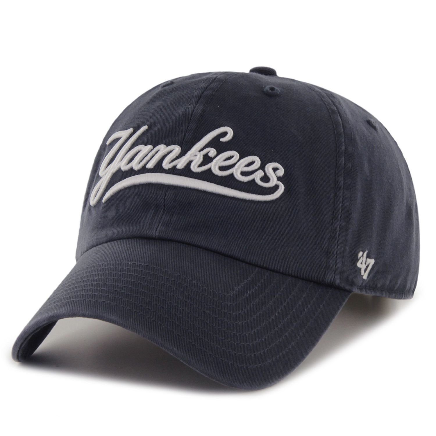 Baseball CLEAN York Yankees Script New '47 UP Brand Cap