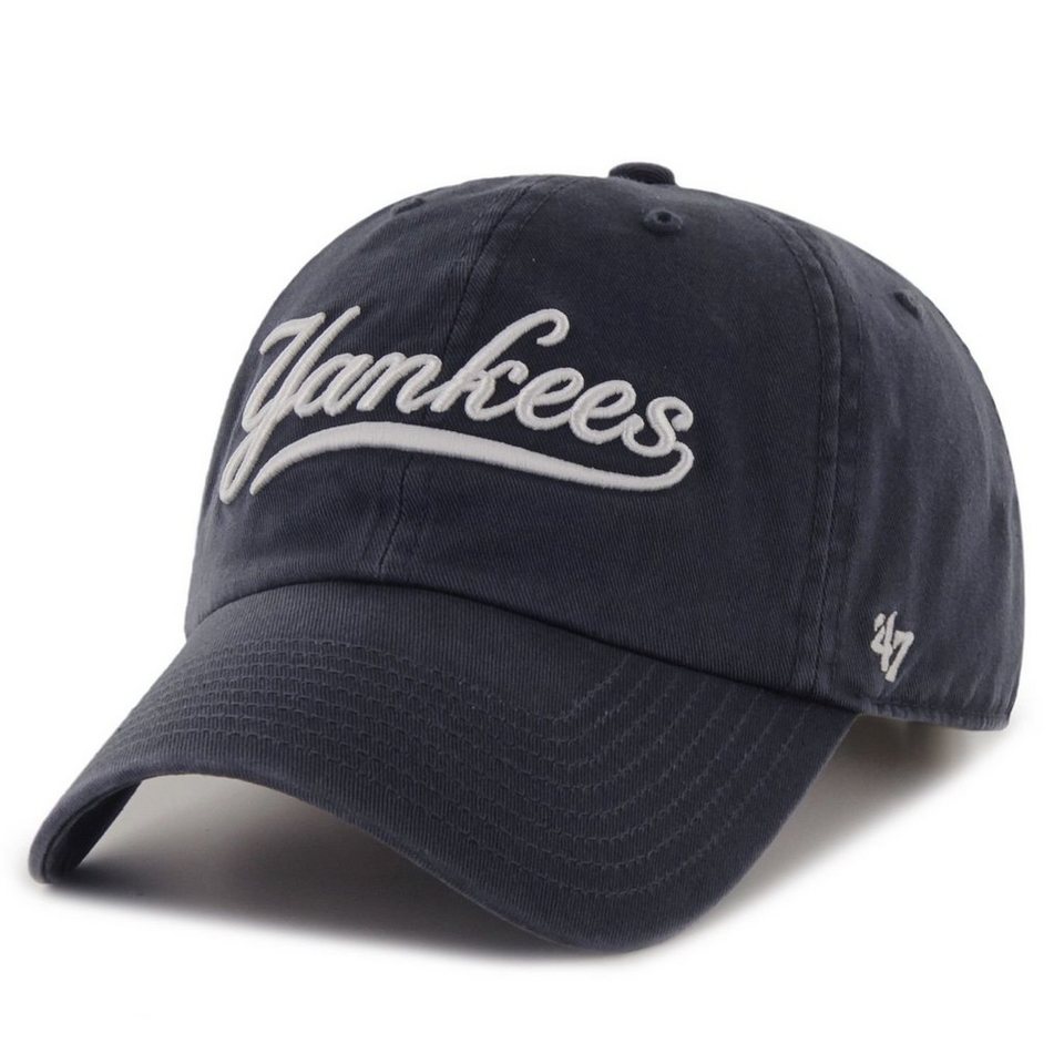 Baseball Cap Script '47 Brand Baseball Cap CLEAN UP Script New York Yankees, Baseballcappy ...