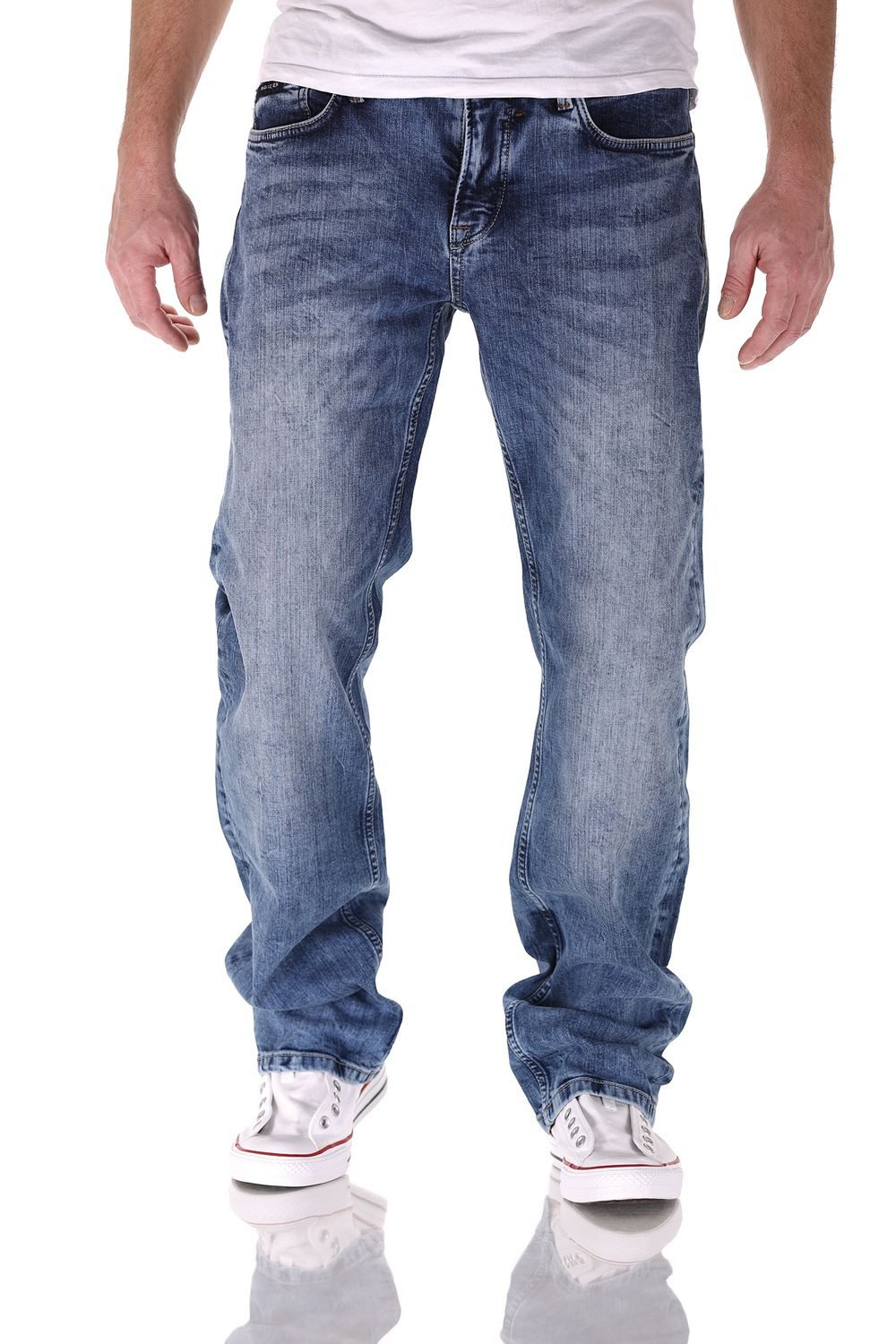 Big Seven Comfort-fit-Jeans Big Seven Morris Medium Blue Comfort Fit Herren günstig online kaufen