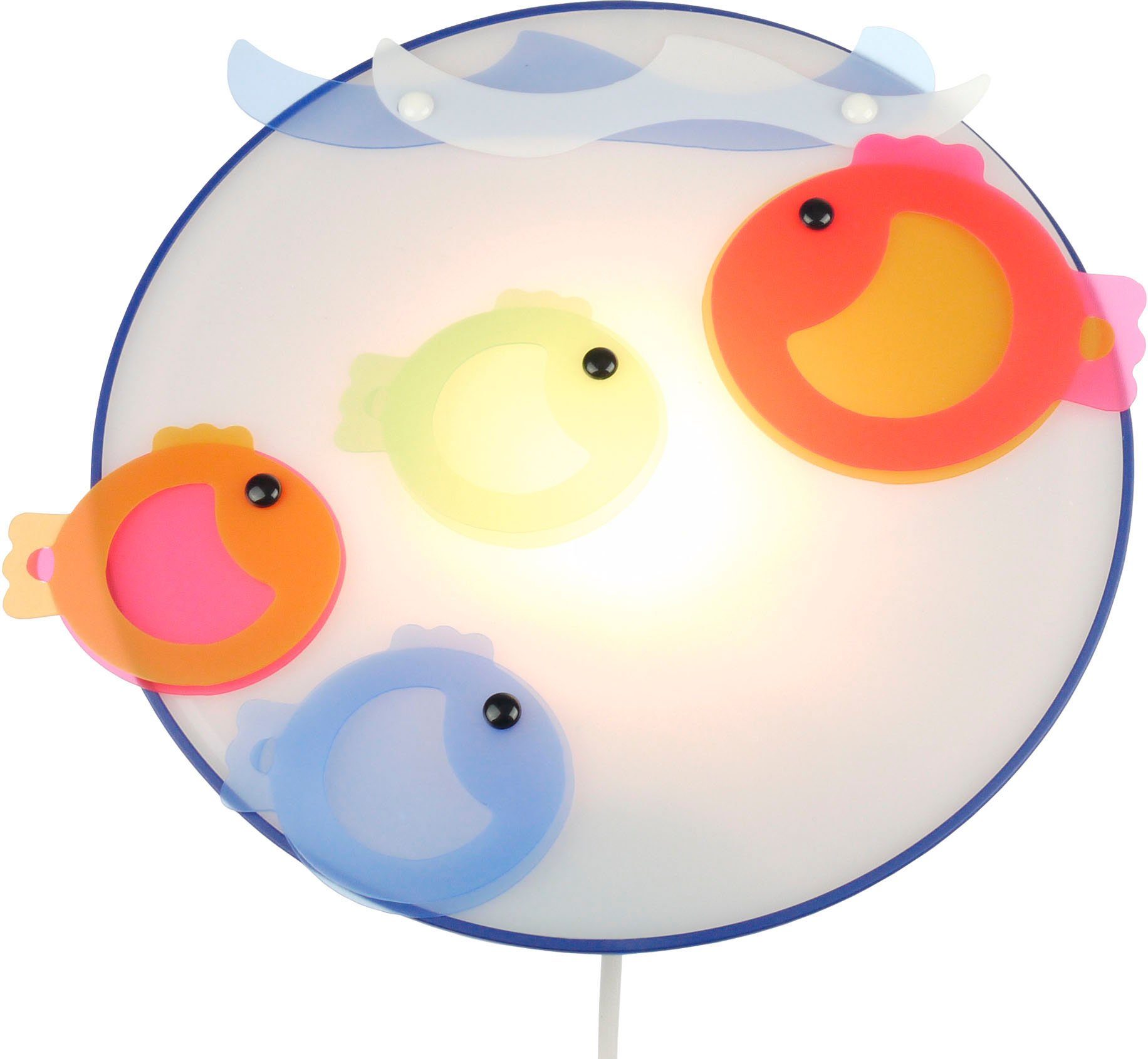 niermann Wandleuchte Kleine Fische, ohne Leuchtmittel, Wandleuchte Kleine Fische