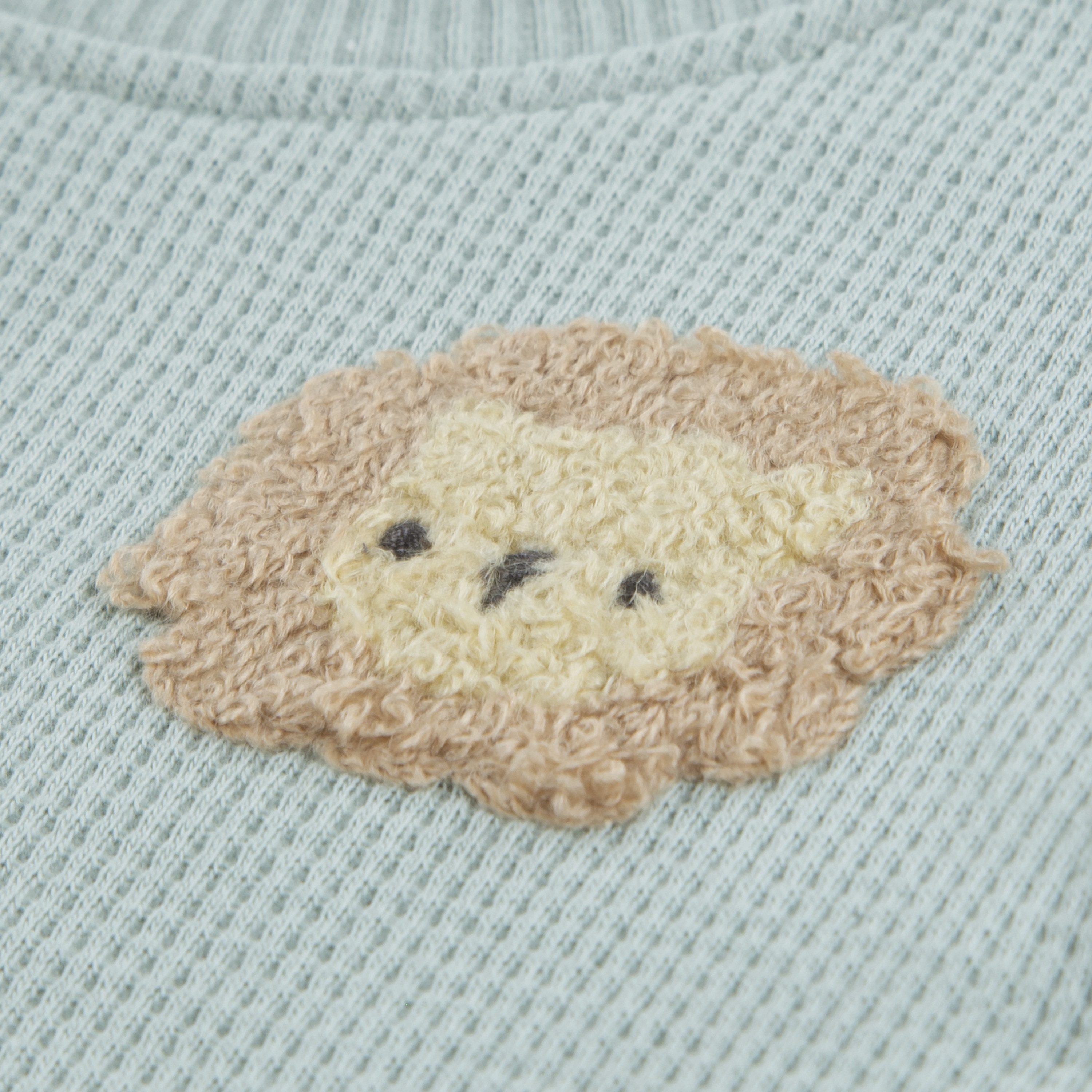 HUGGIES babywear Shirt & Hose HUGB SHORT SET (Set, 2-tlg) mit süßer Tierapplikation, Baumwolle