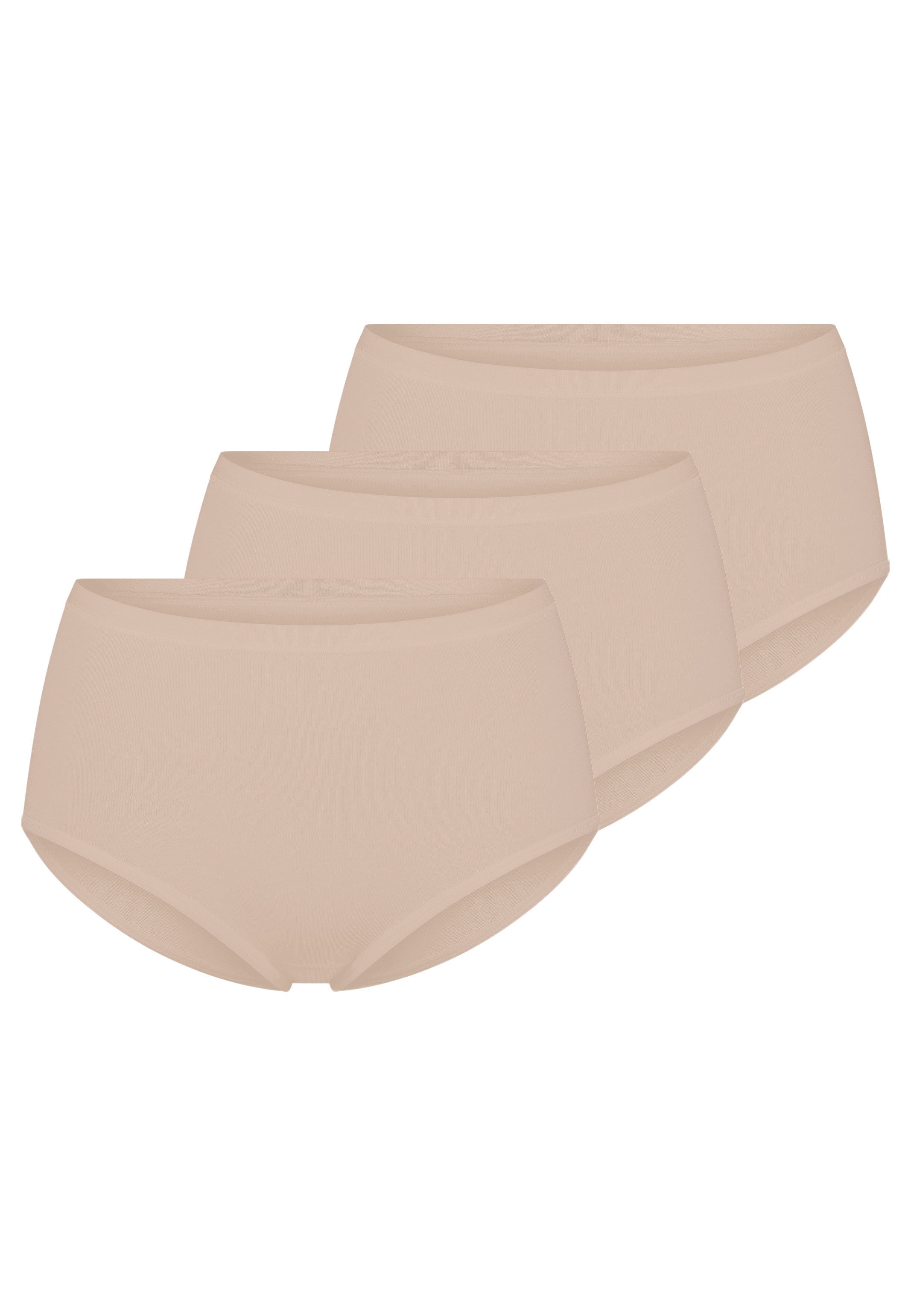 sloggi Panty 3er Pack GO Daily Cotton (Spar-Set, 3-St) High Waist Panty - Baumwolle - Atmungsaktiv